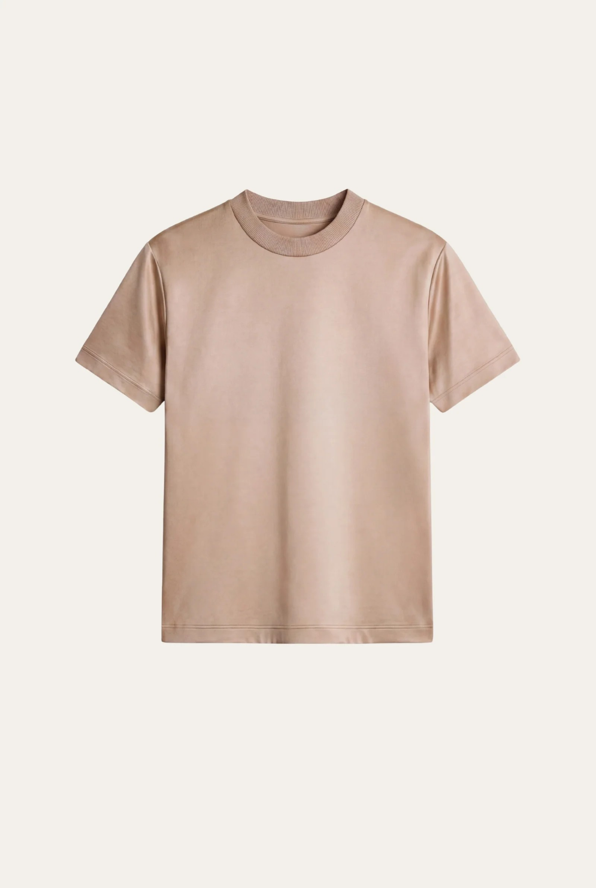 Verona Lustre Tee Desert Sand