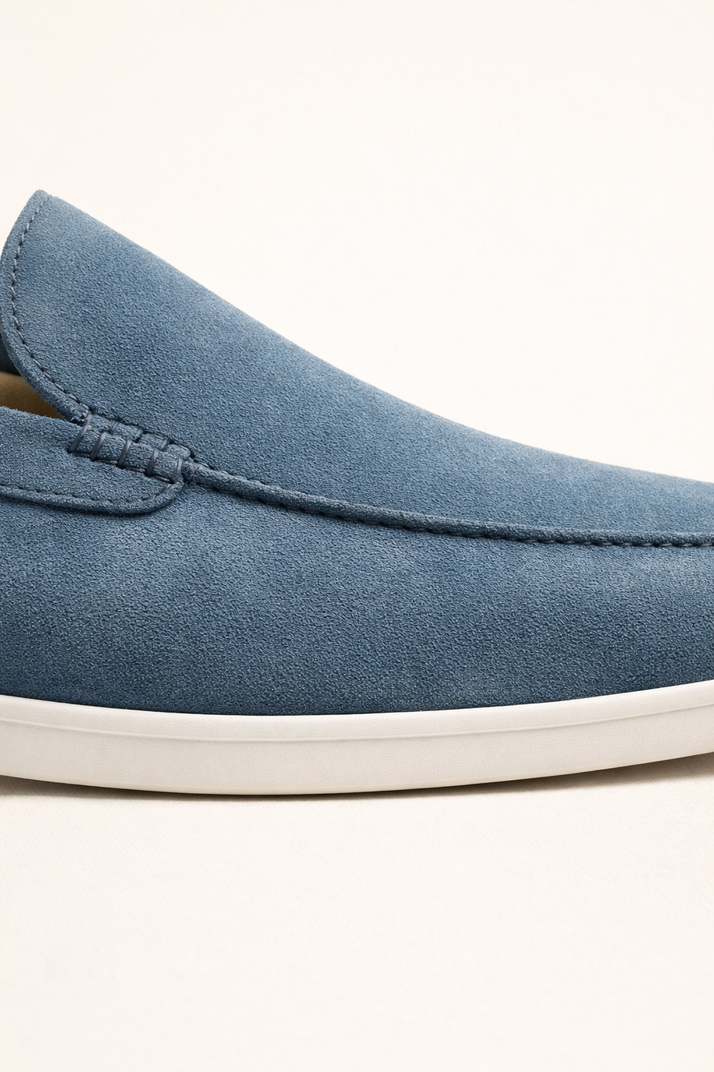 Milano Classic Loafer Suede Denim Blue