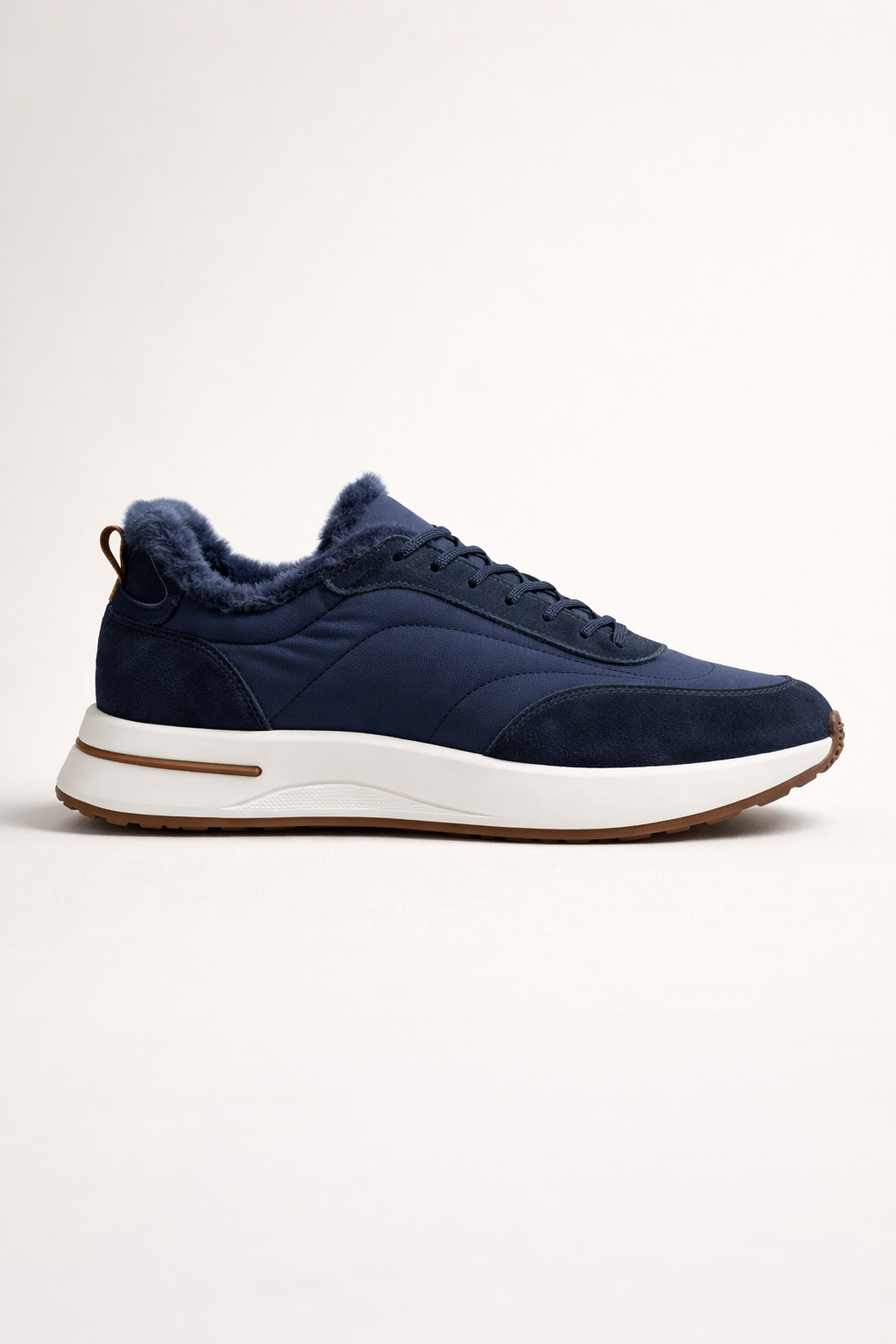 Palazzo Runner Shearling Navy Blue