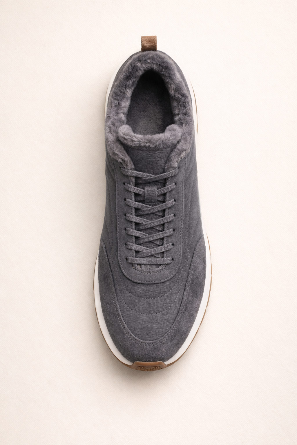 Palazzo Runner Shearling Dark Grey