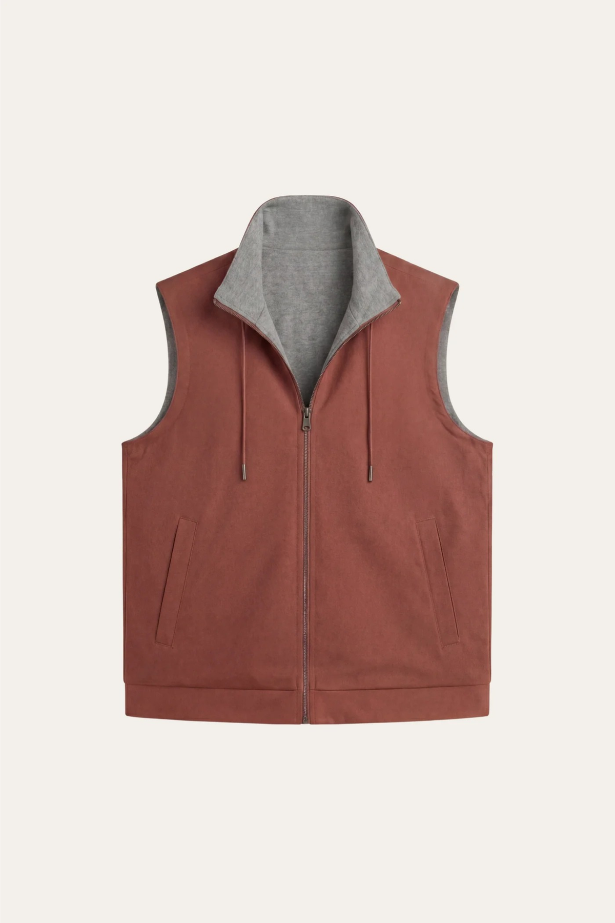 Merano Reversible Vest Terracotta