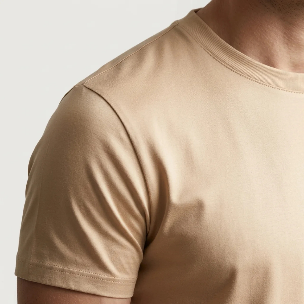 Verona Soft Lustre Tee Beige