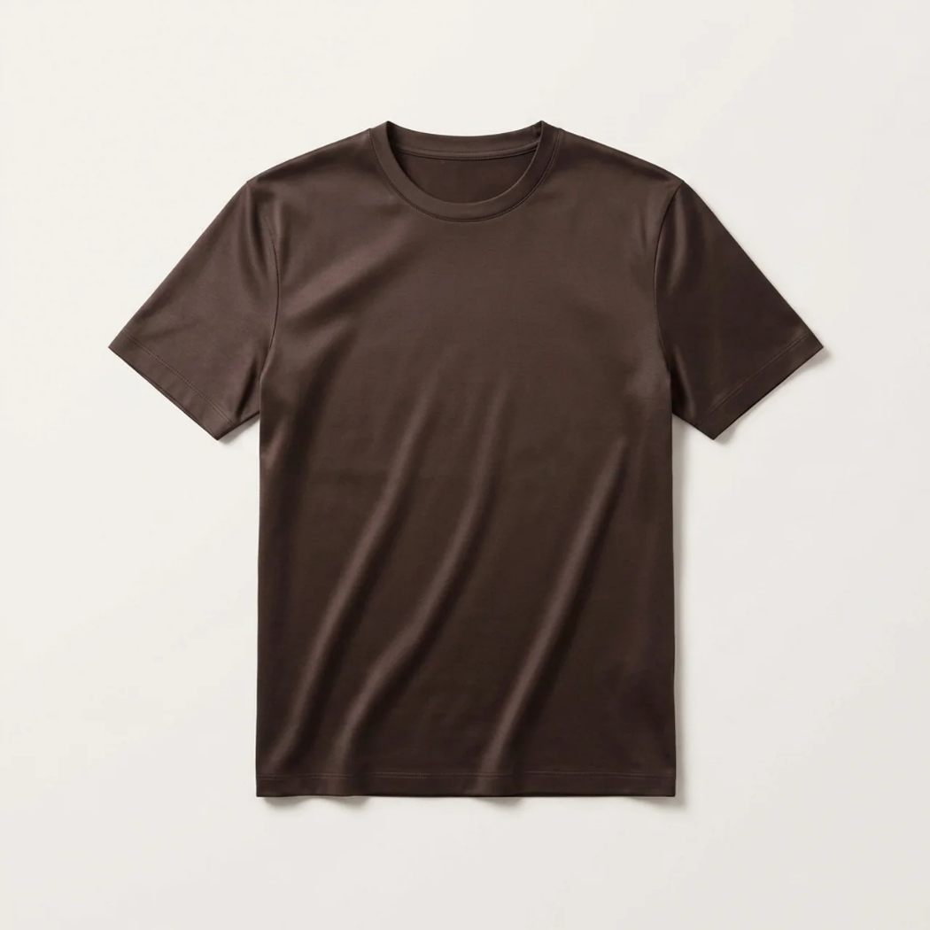 Verona Soft Lustre Tee Espresso