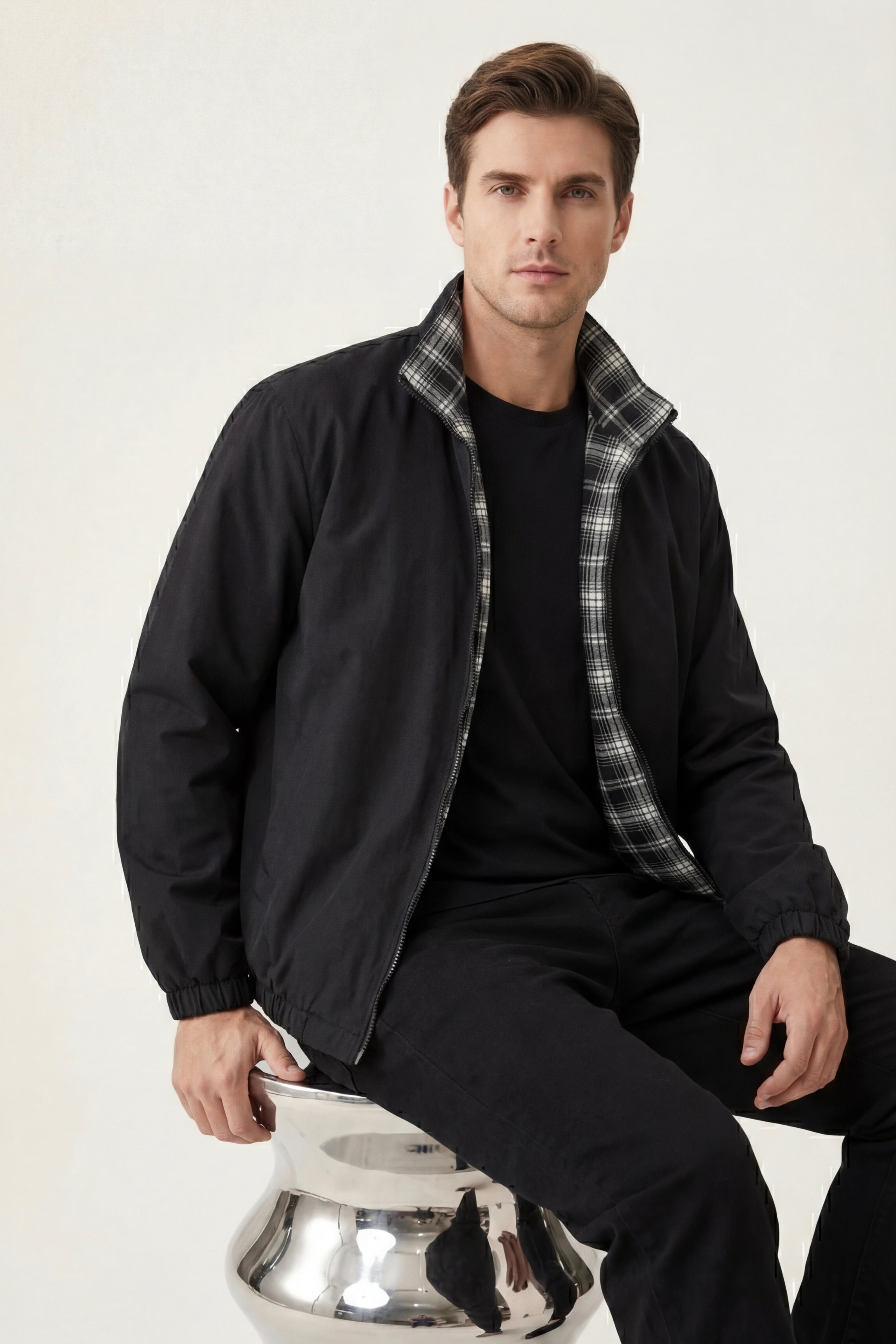 Camogli Reversible Jacket Black