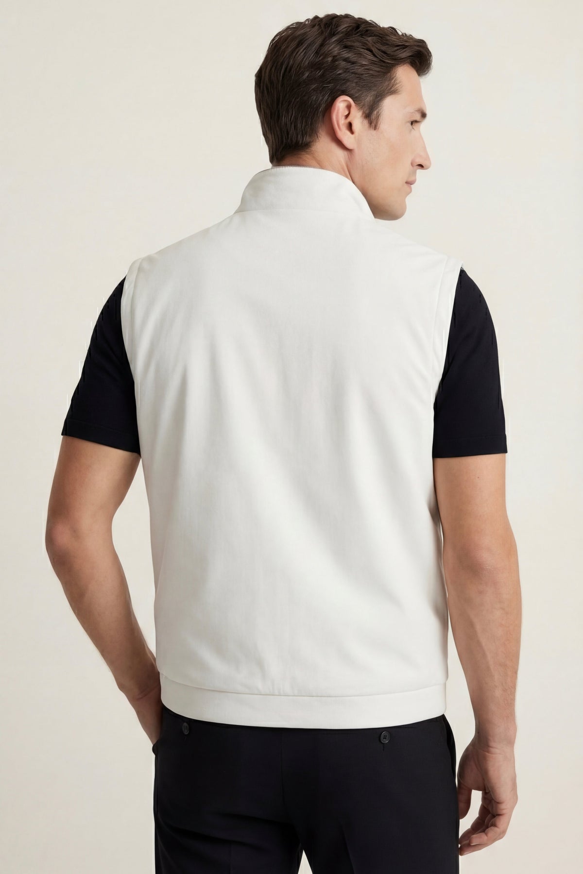 Merano Reversible Vest Ivory