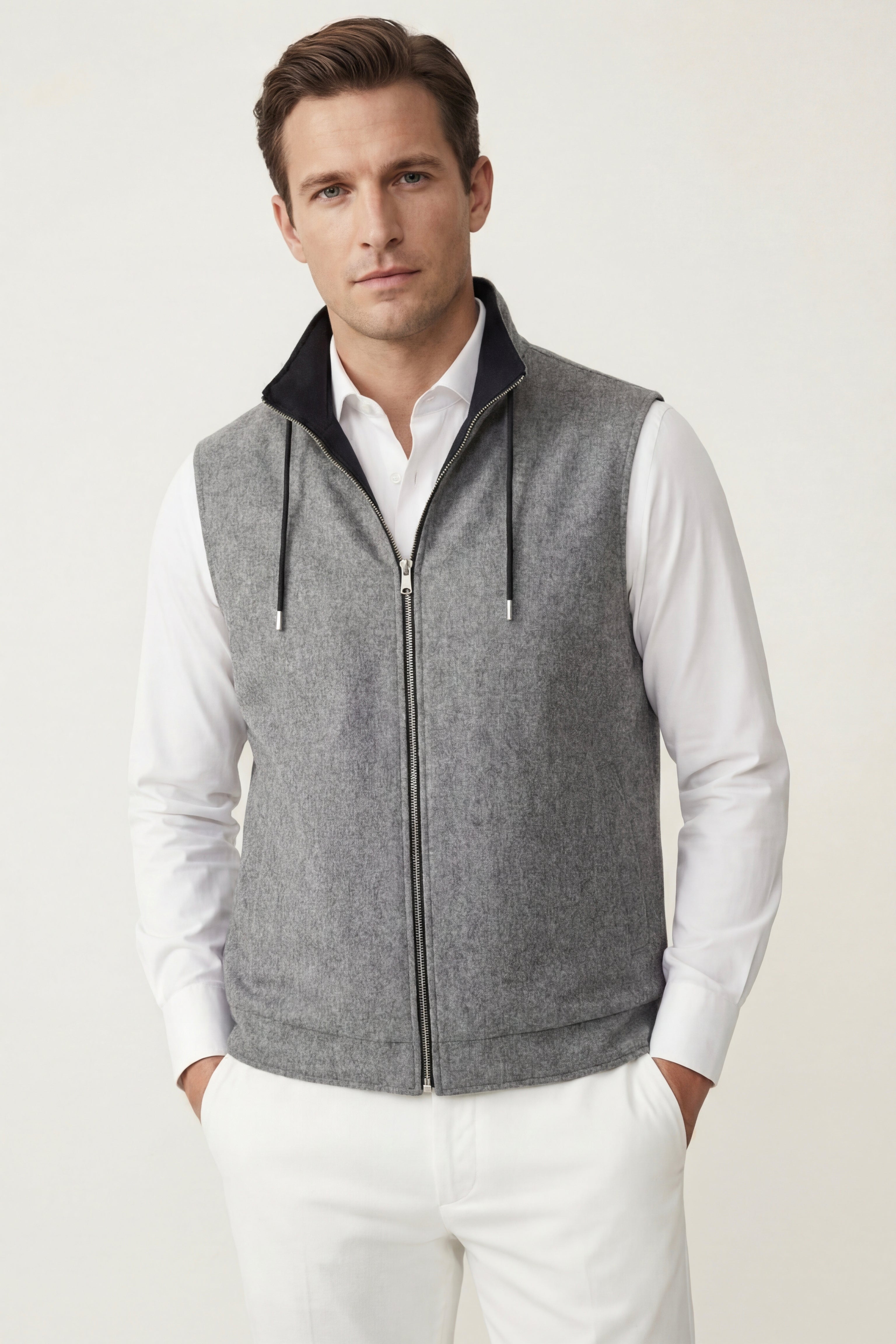 Merano Reversible Vest Black