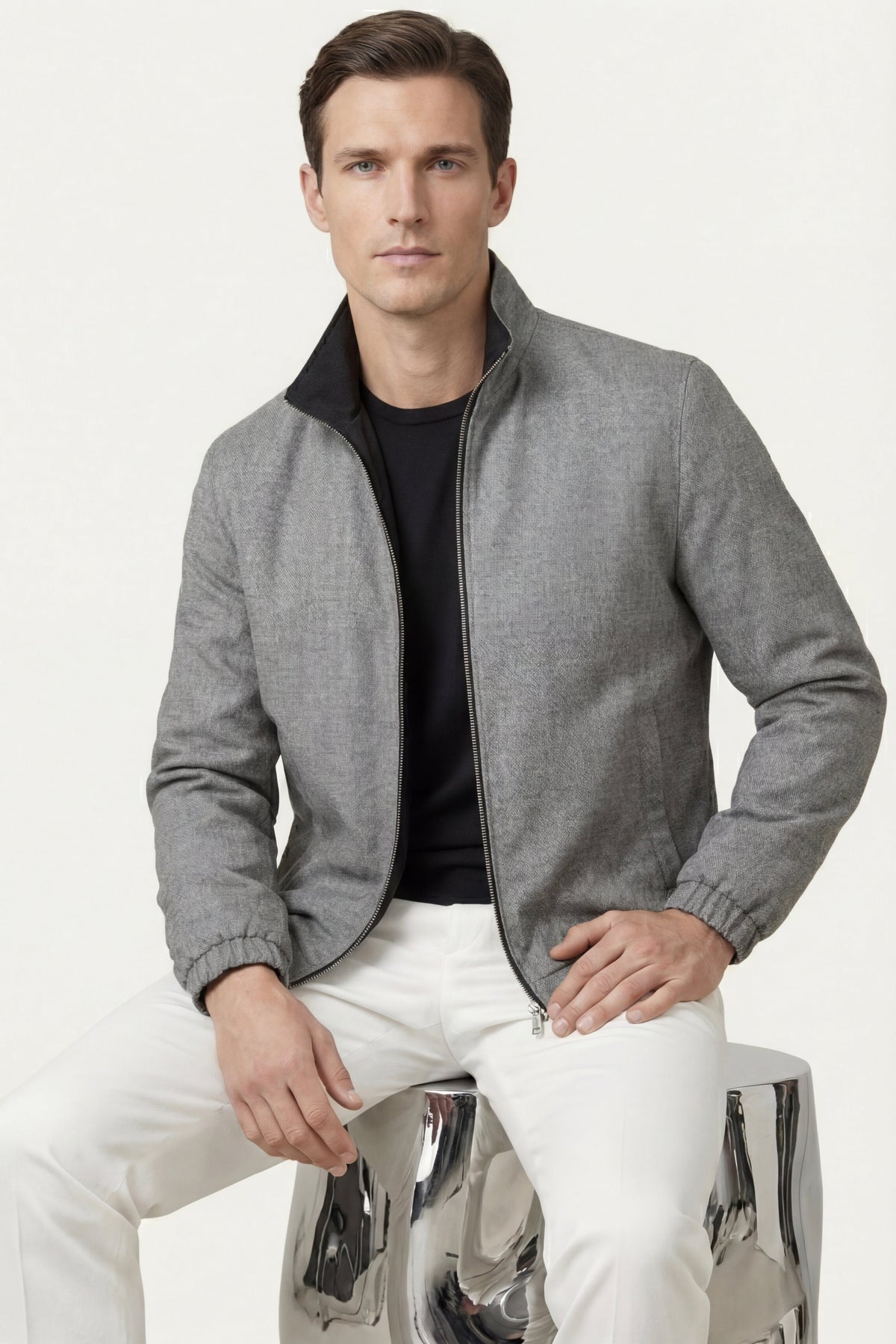 Portovenere Reversible Jacket Black