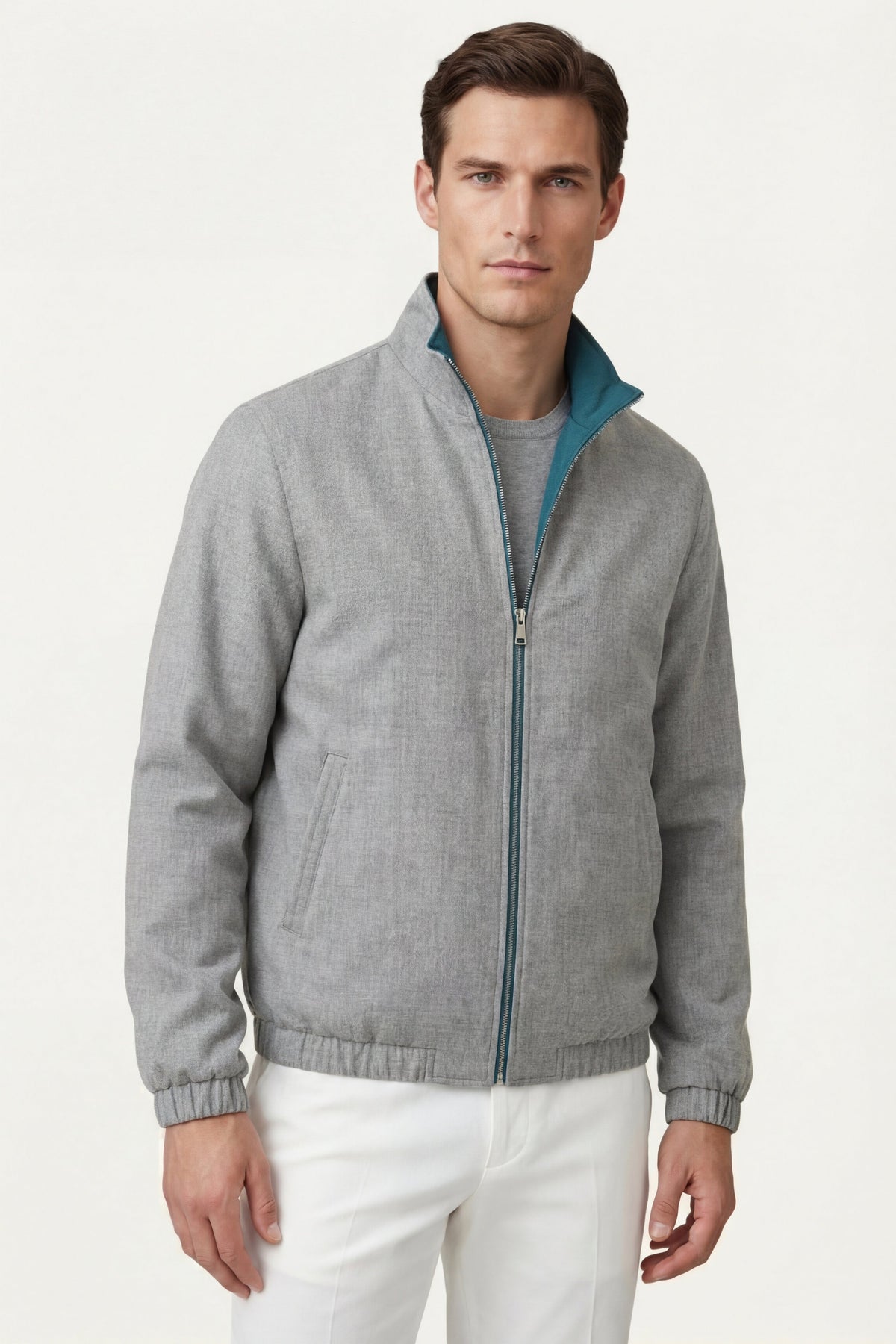 Portovenere Reversible Jacket Teal