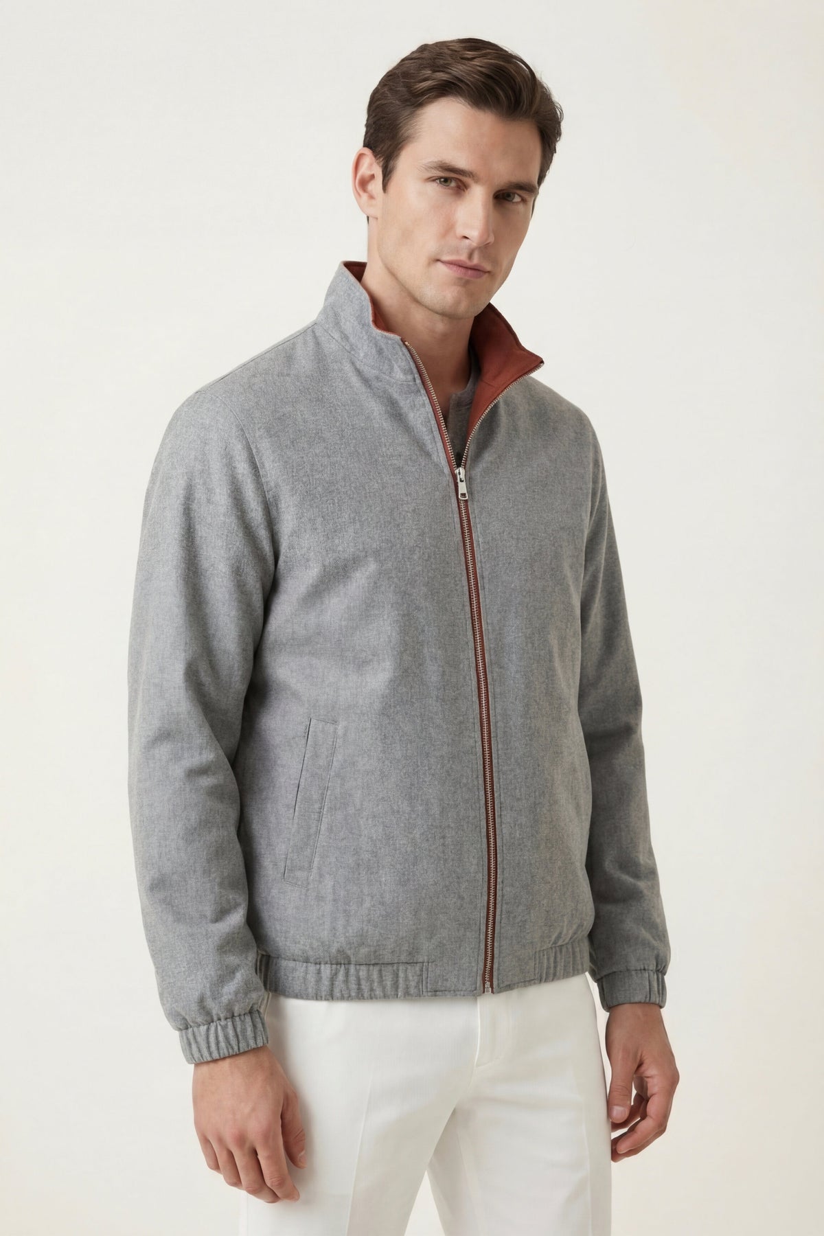 Portovenere Reversible Jacket Terracotta