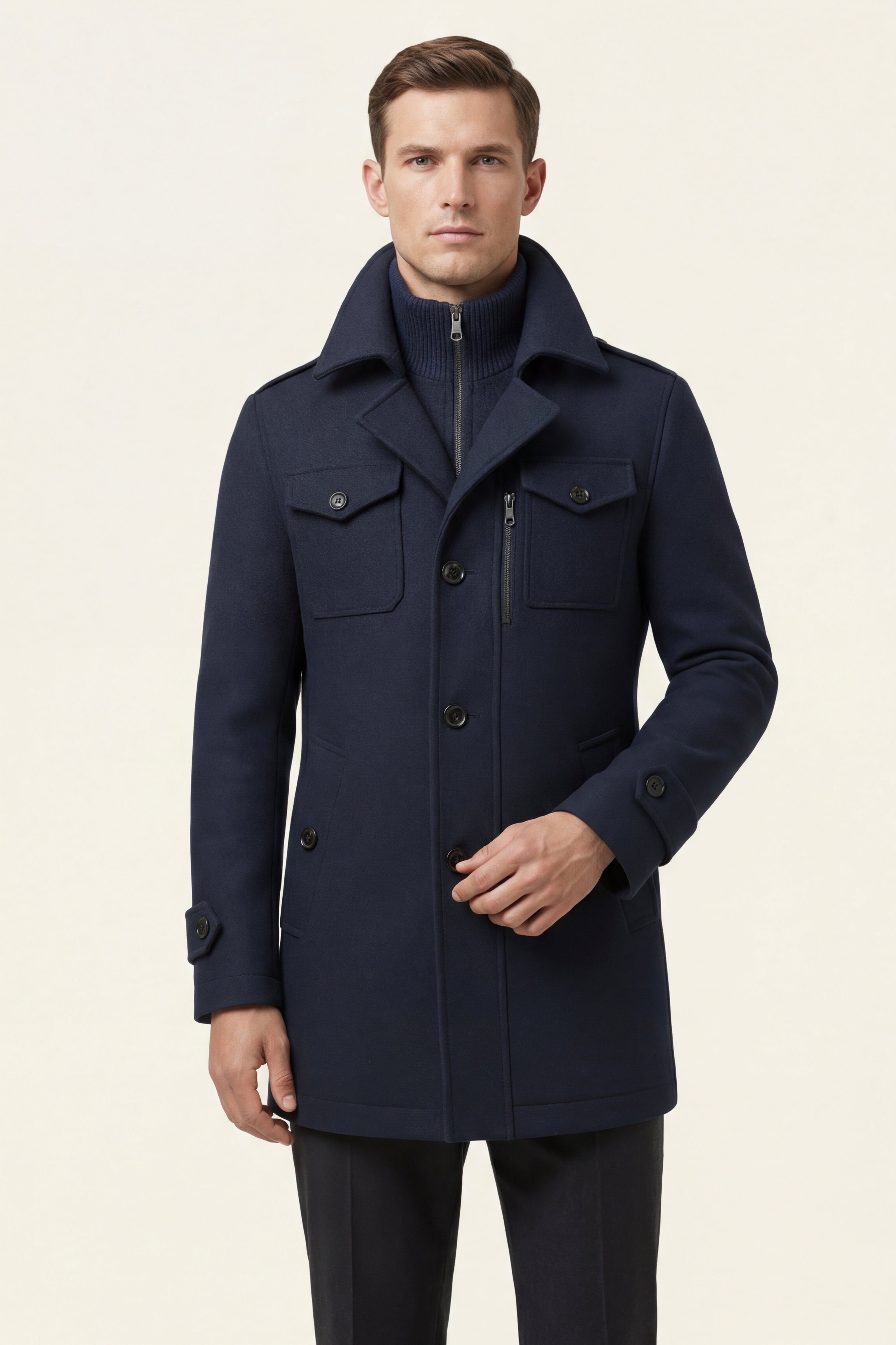 Belluno Field Coat Navy