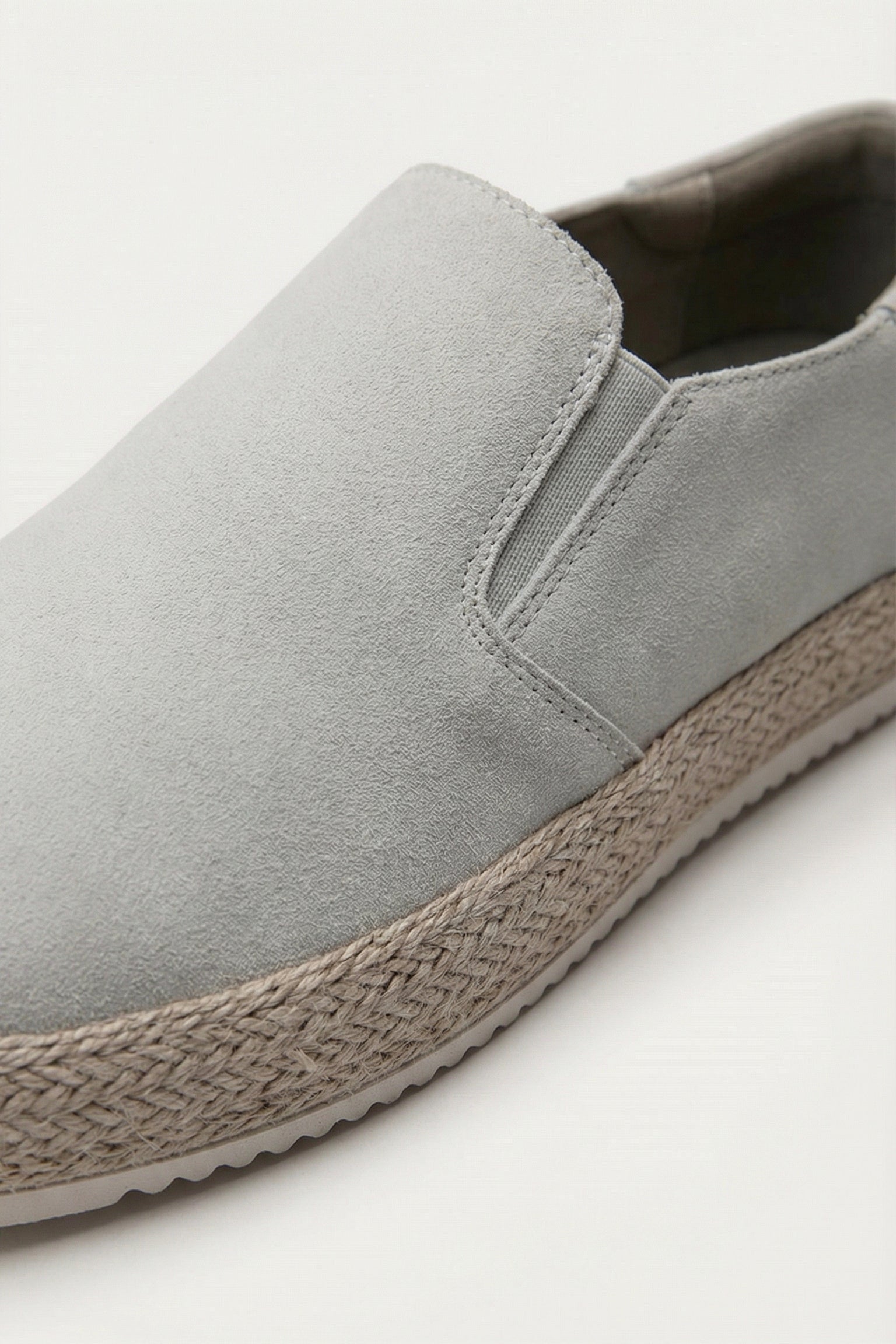 Otranto Slip-On Espadrille Light Grey