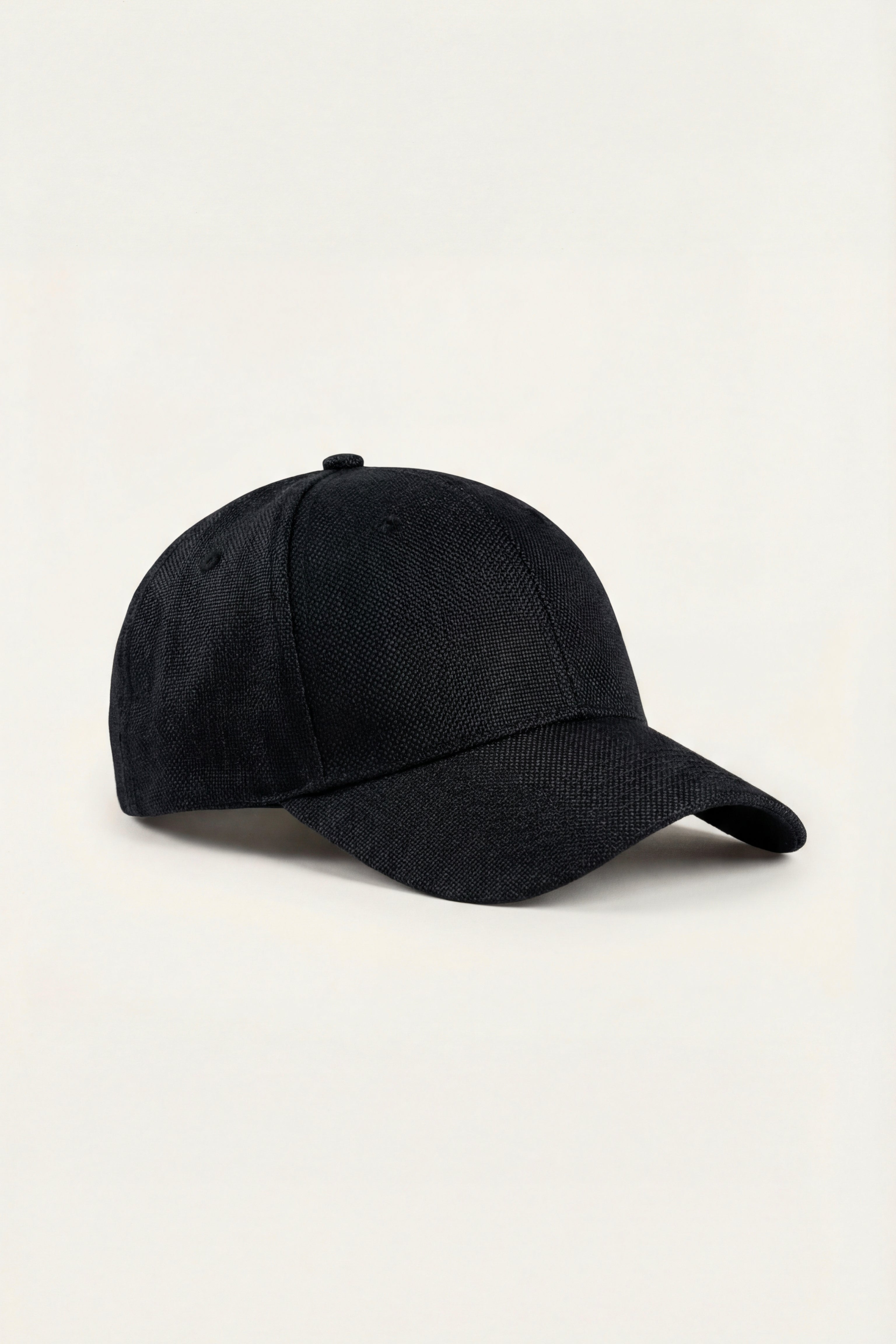 Portofino Cap Linen Black