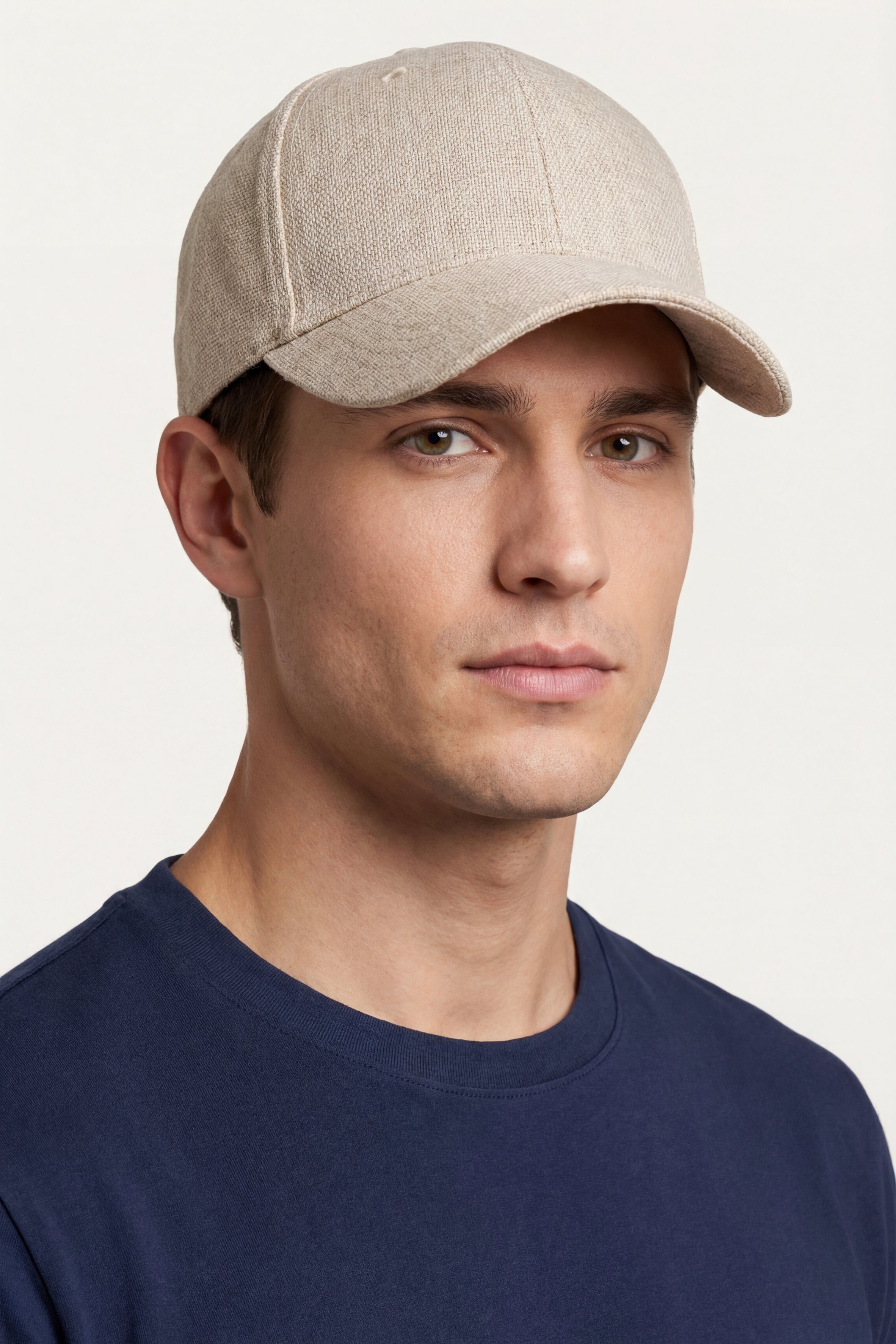 Portofino Cap Linen Sand Beige