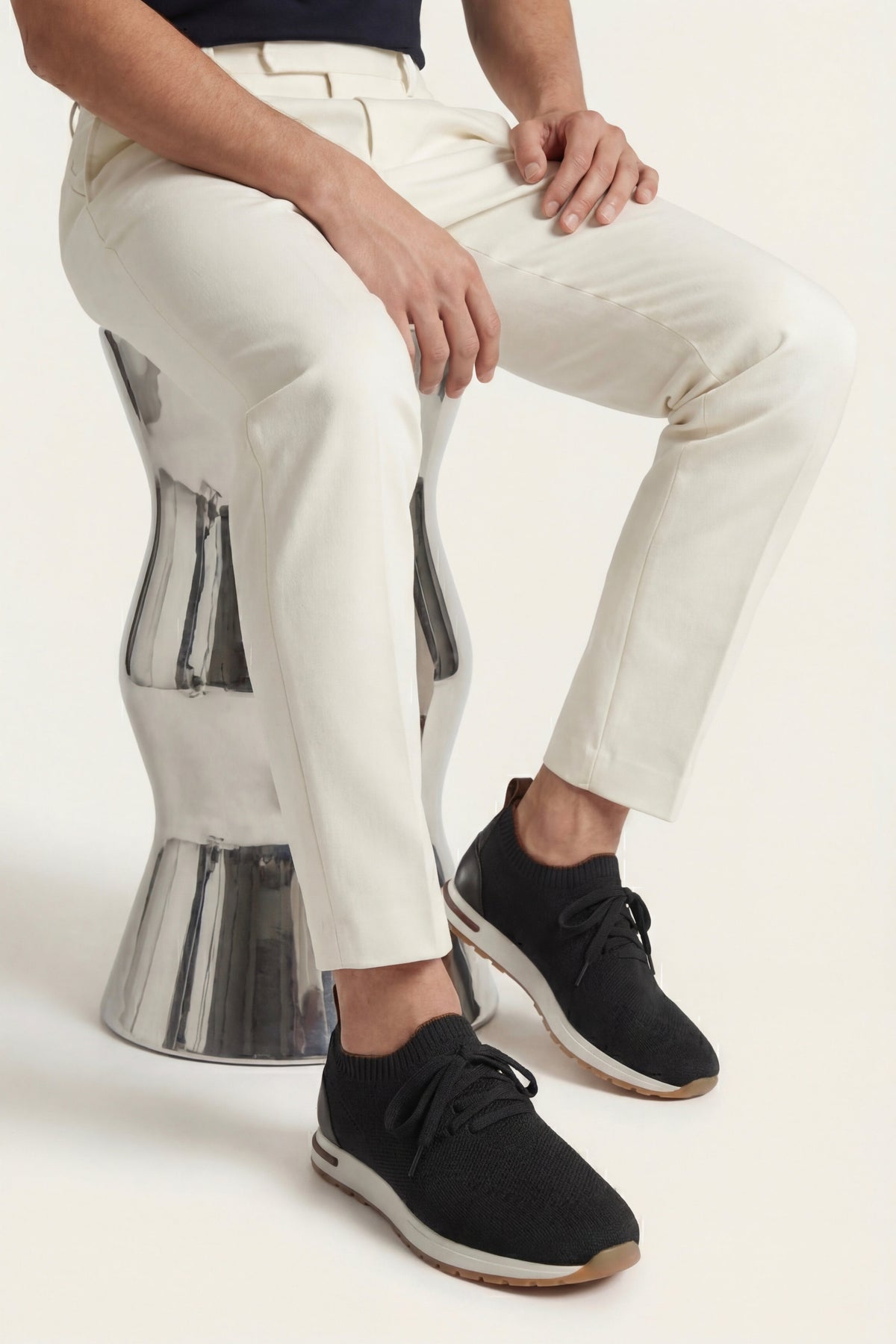 Siena Knit Sneaker Black