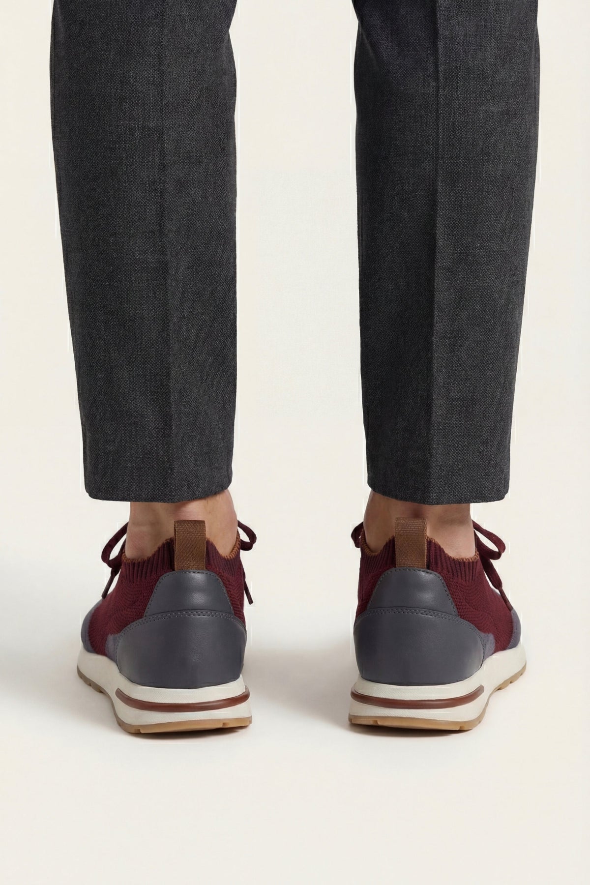 Siena Knit Sneaker Burgundy