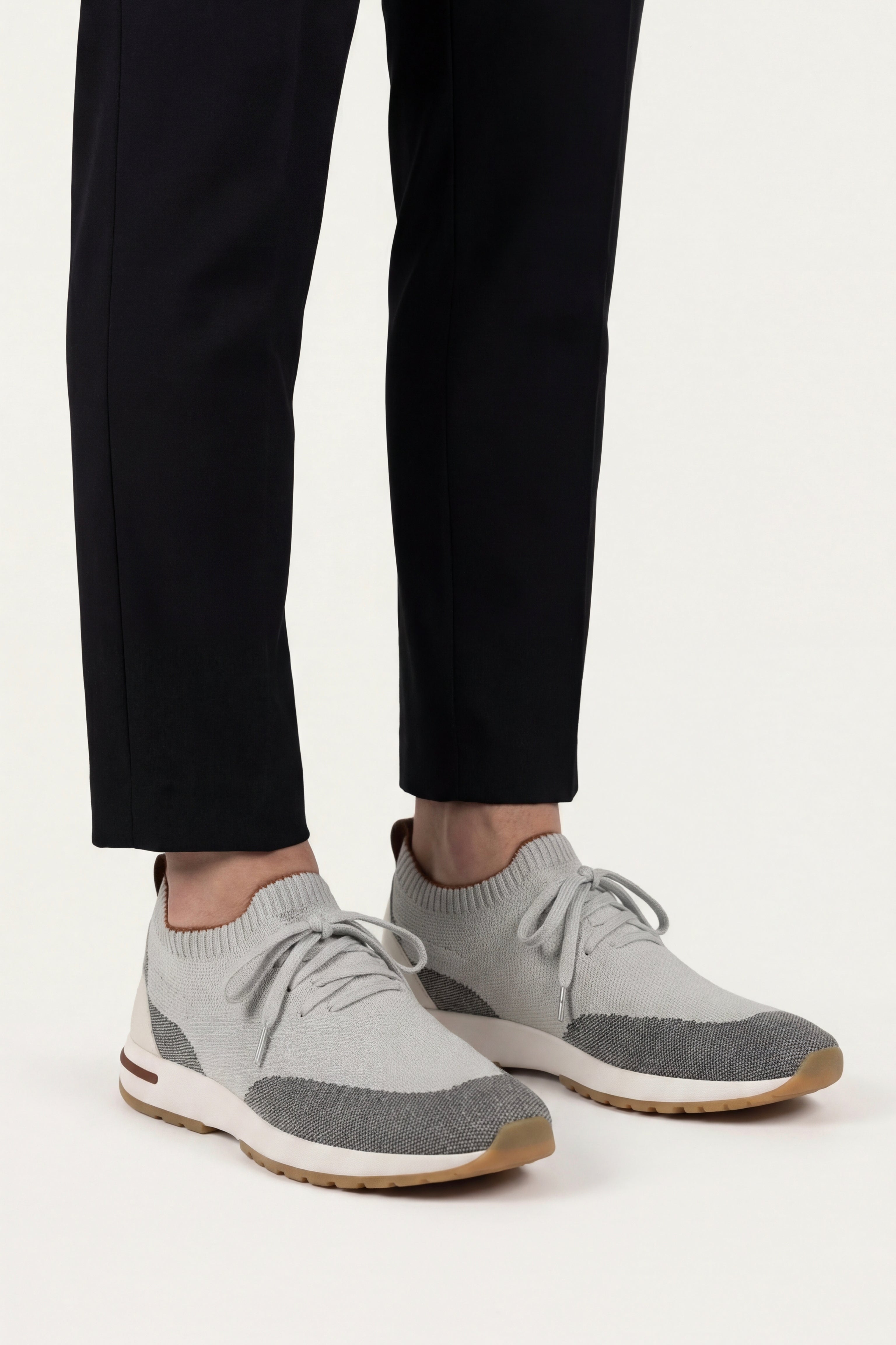 Siena Knit Sneaker Light Grey