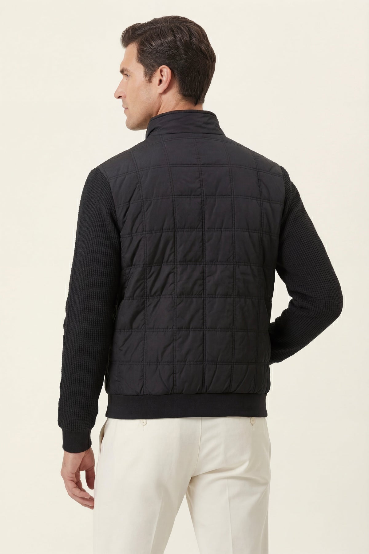Treviso Quilted Hybrid Jacket Black