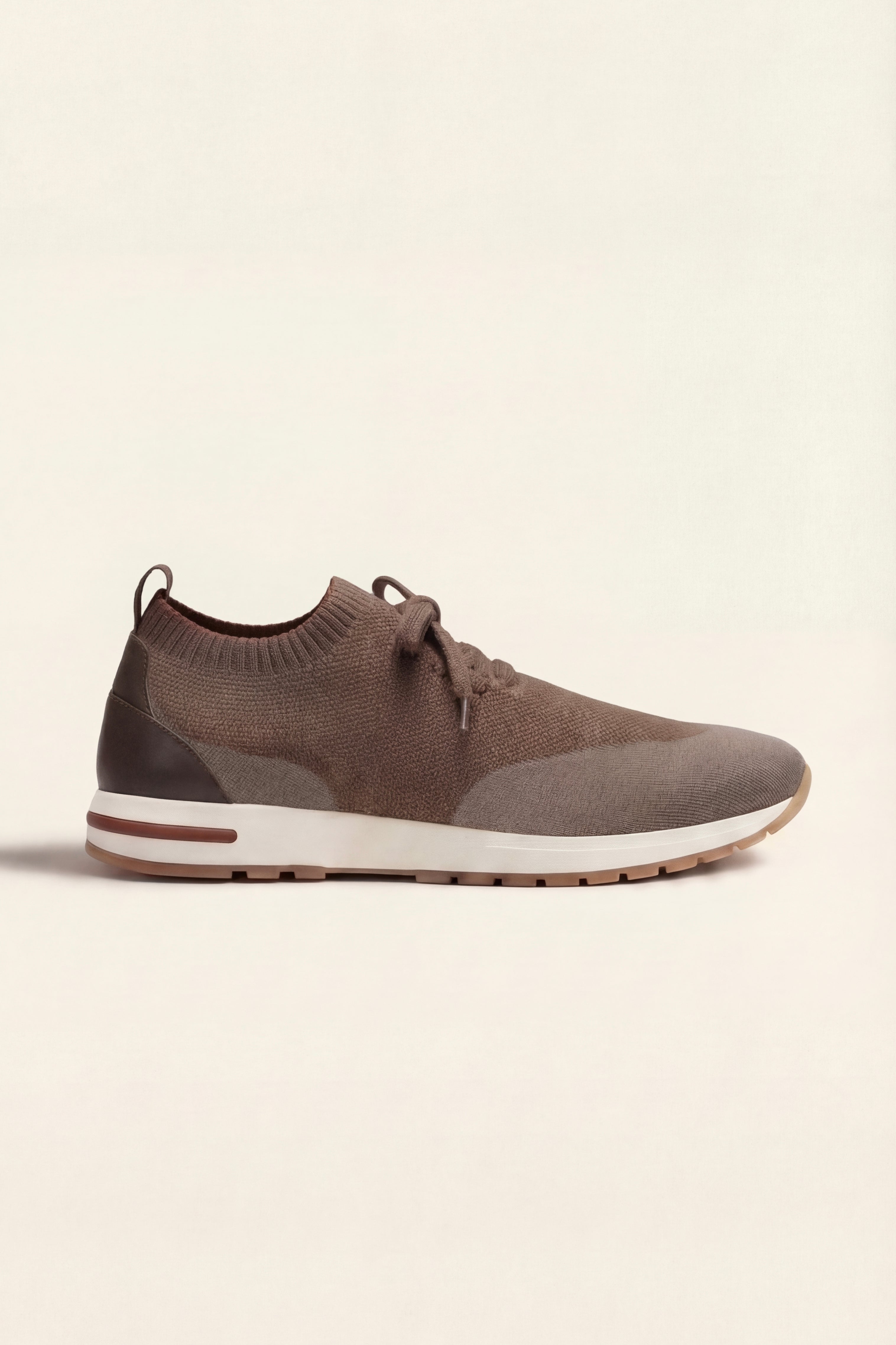 Siena Knit Sneaker Taupe Brown