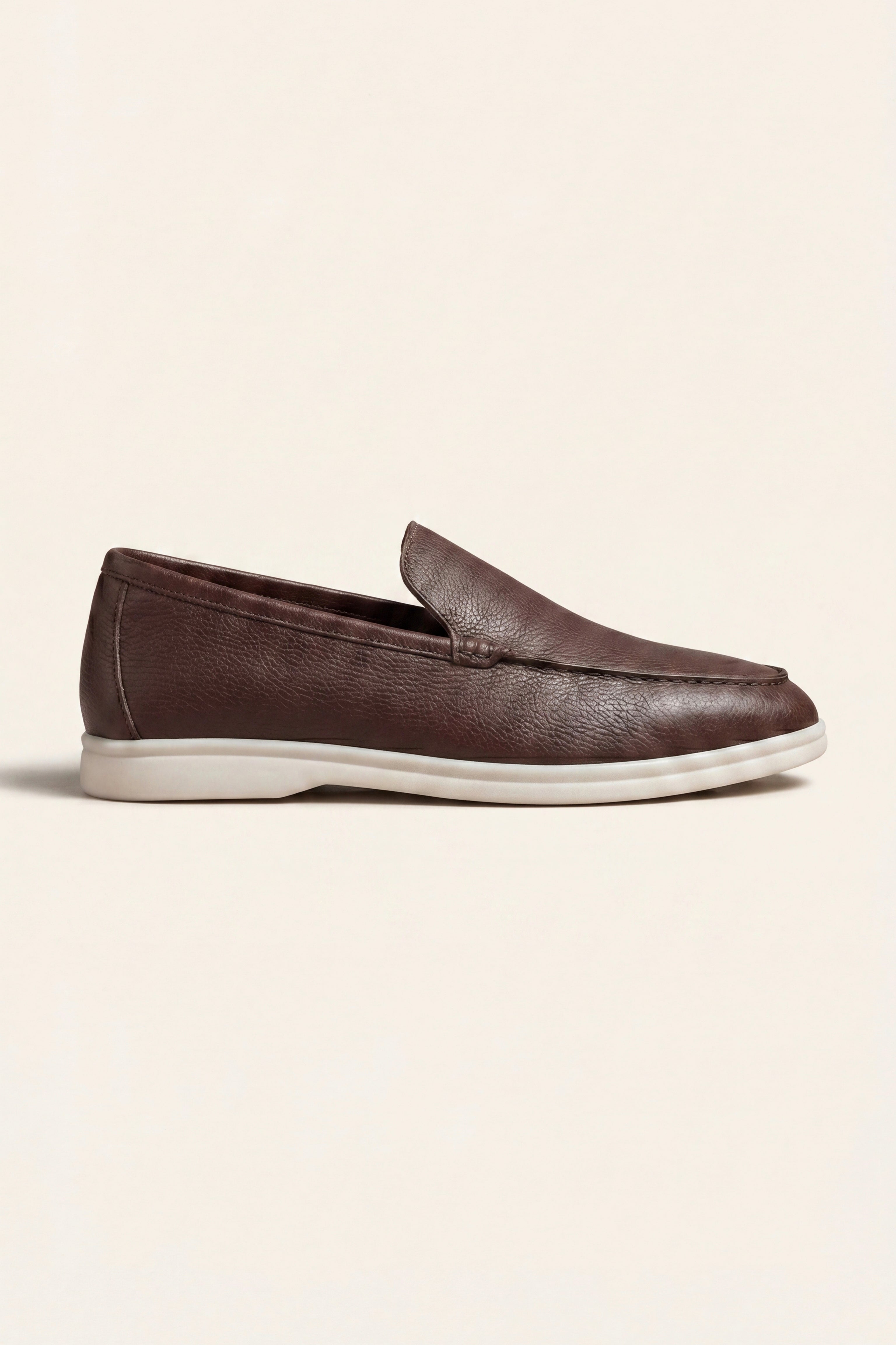 Portofino Leather Loafer Dark Brown