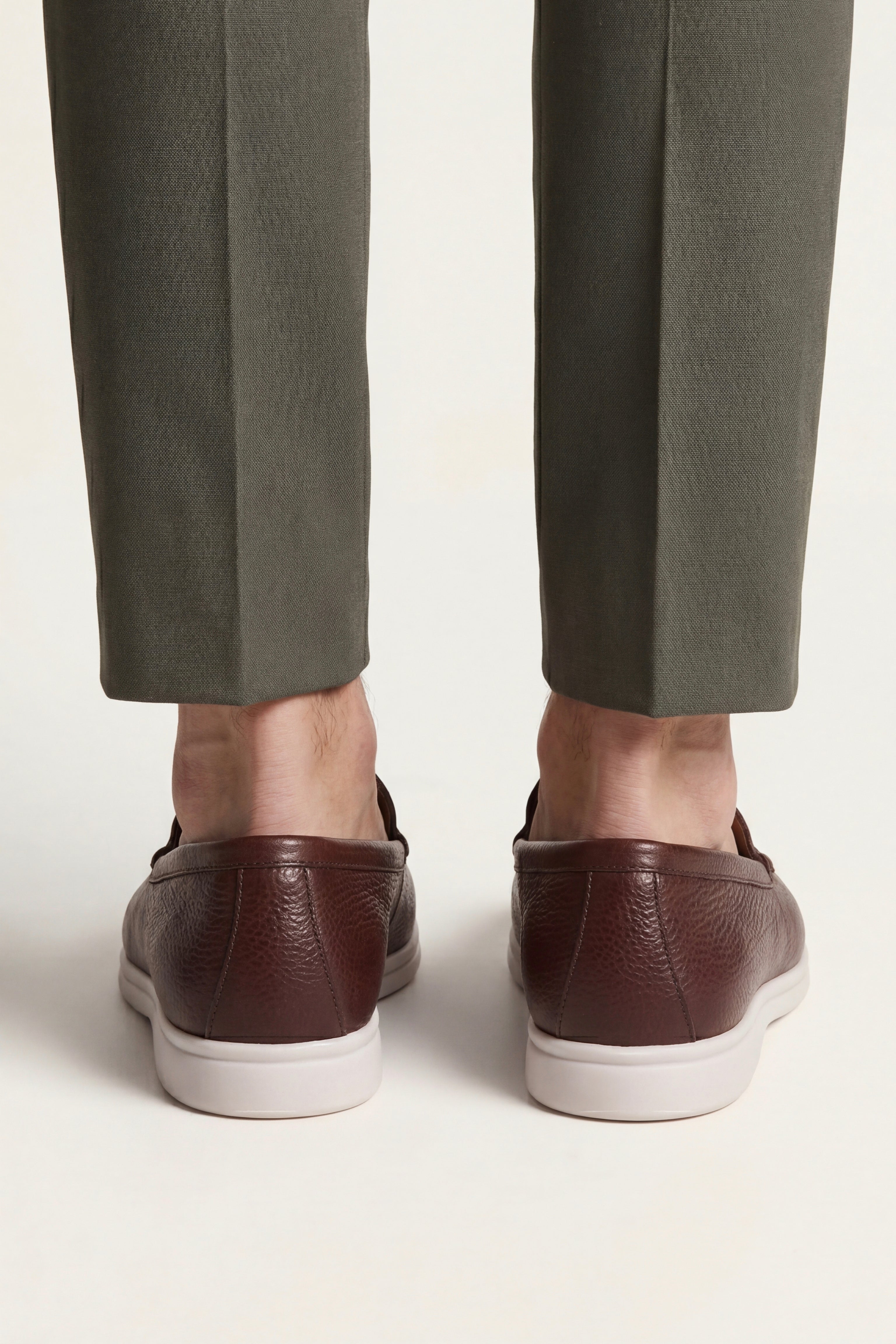 Portofino Leather Loafer Dark Brown