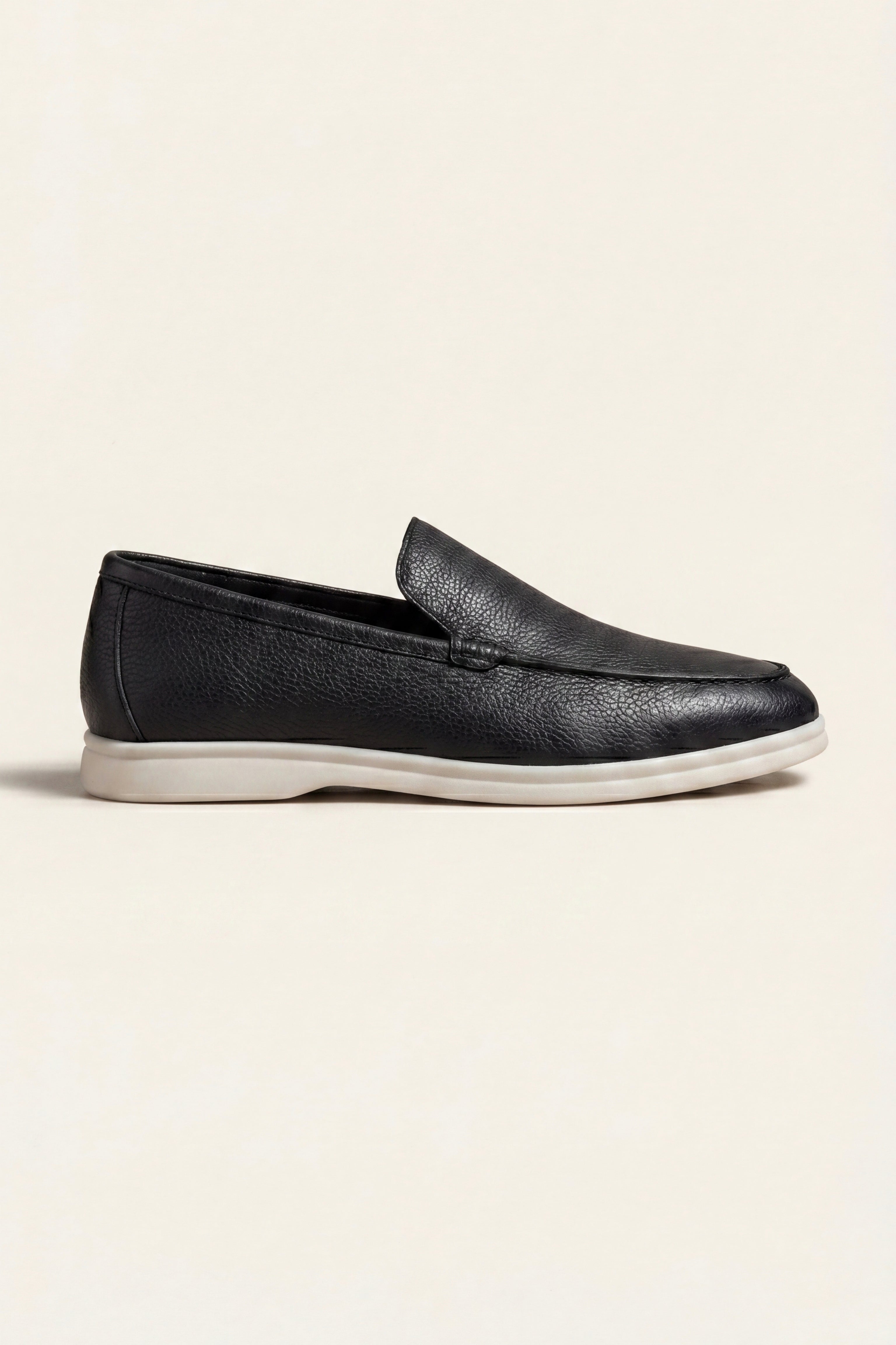 Portofino Leather Loafer Black