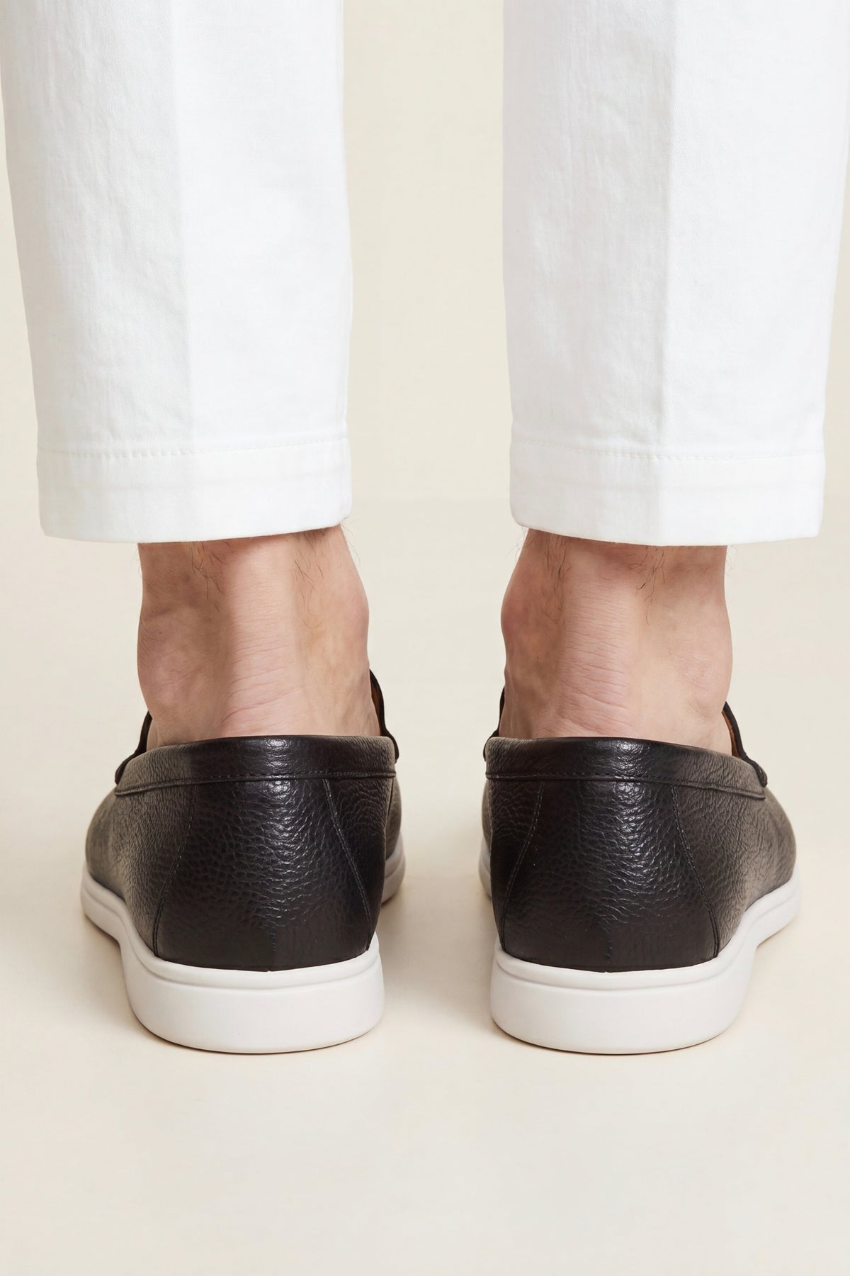 Portofino Leather Loafer Black