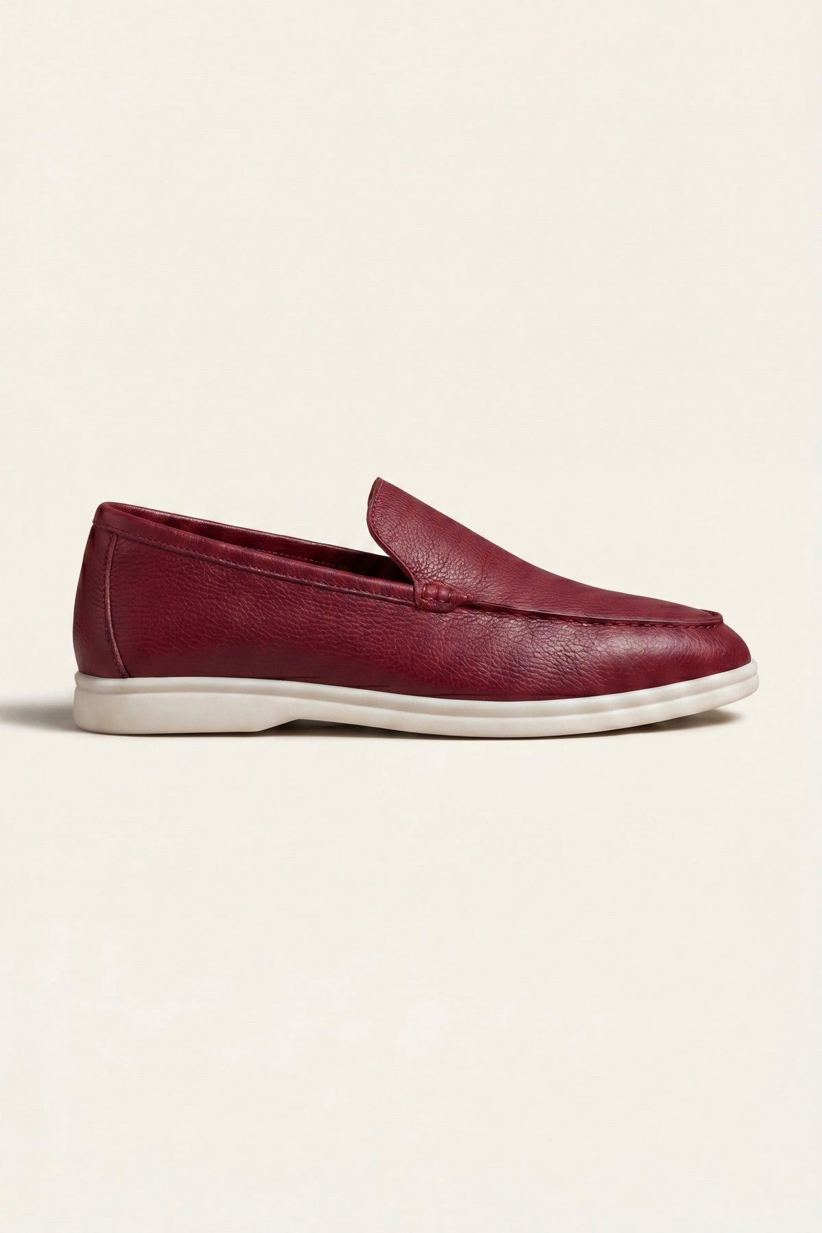 Portofino Leather Loafer Burgundy Red