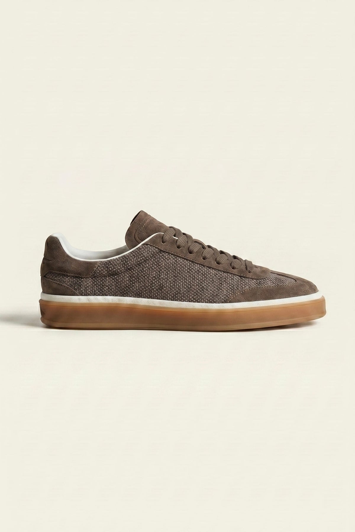 Torino Textile Sneaker Taupe Brown