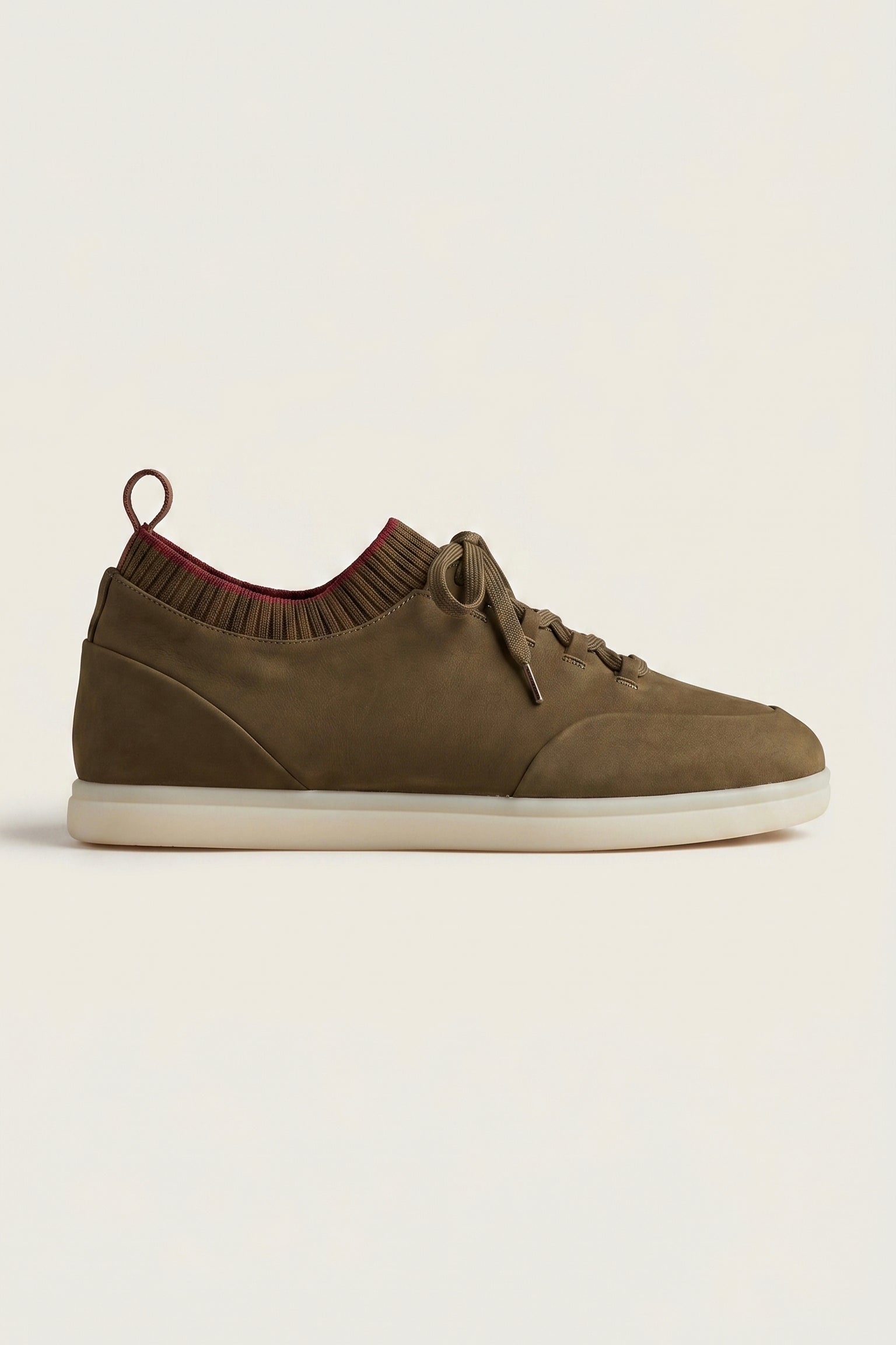 Lugano Nubuck Sneaker Olive Green