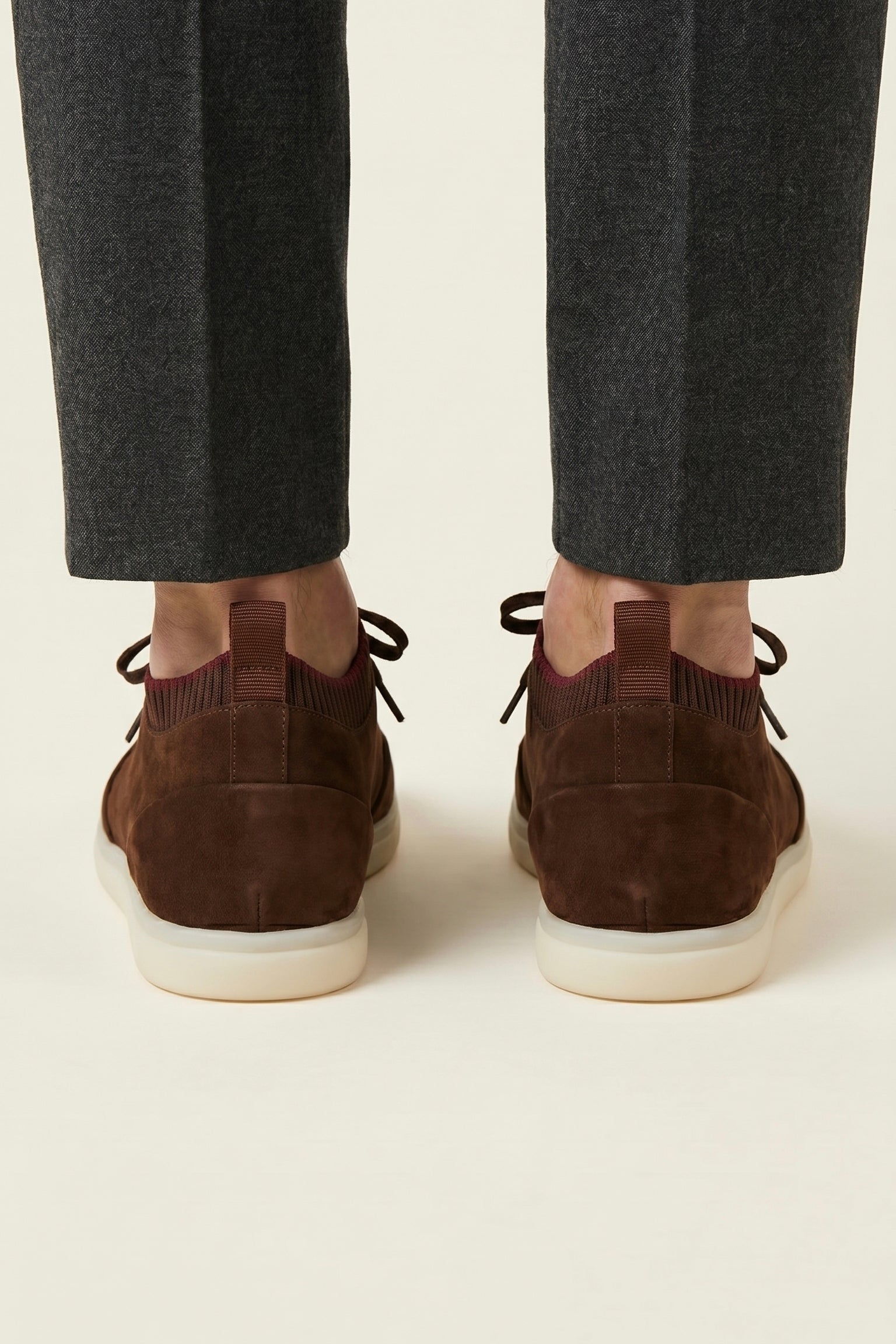 Lugano Nubuck Sneaker Dark Brown