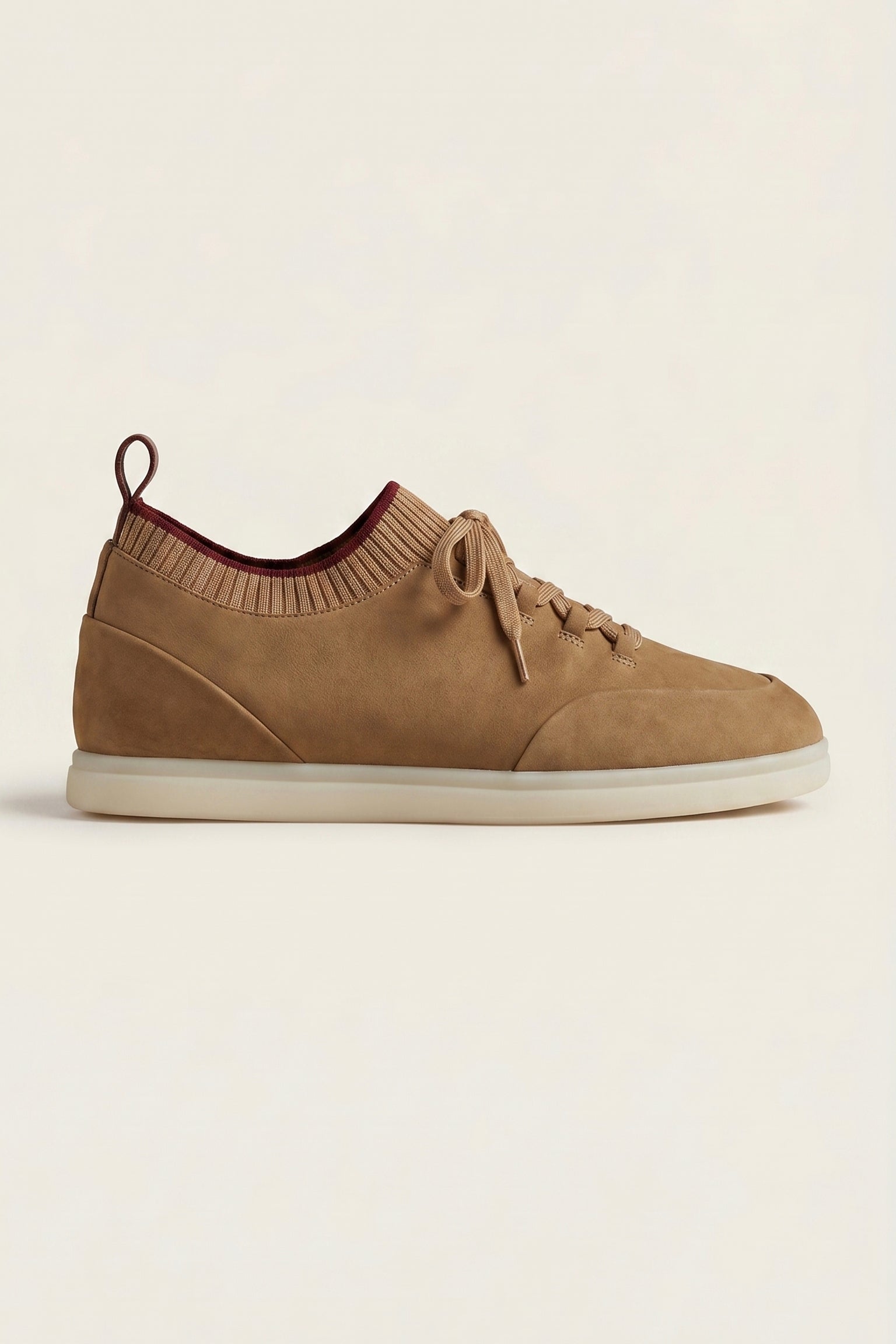 Lugano Nubuck Sneaker Sand Beige