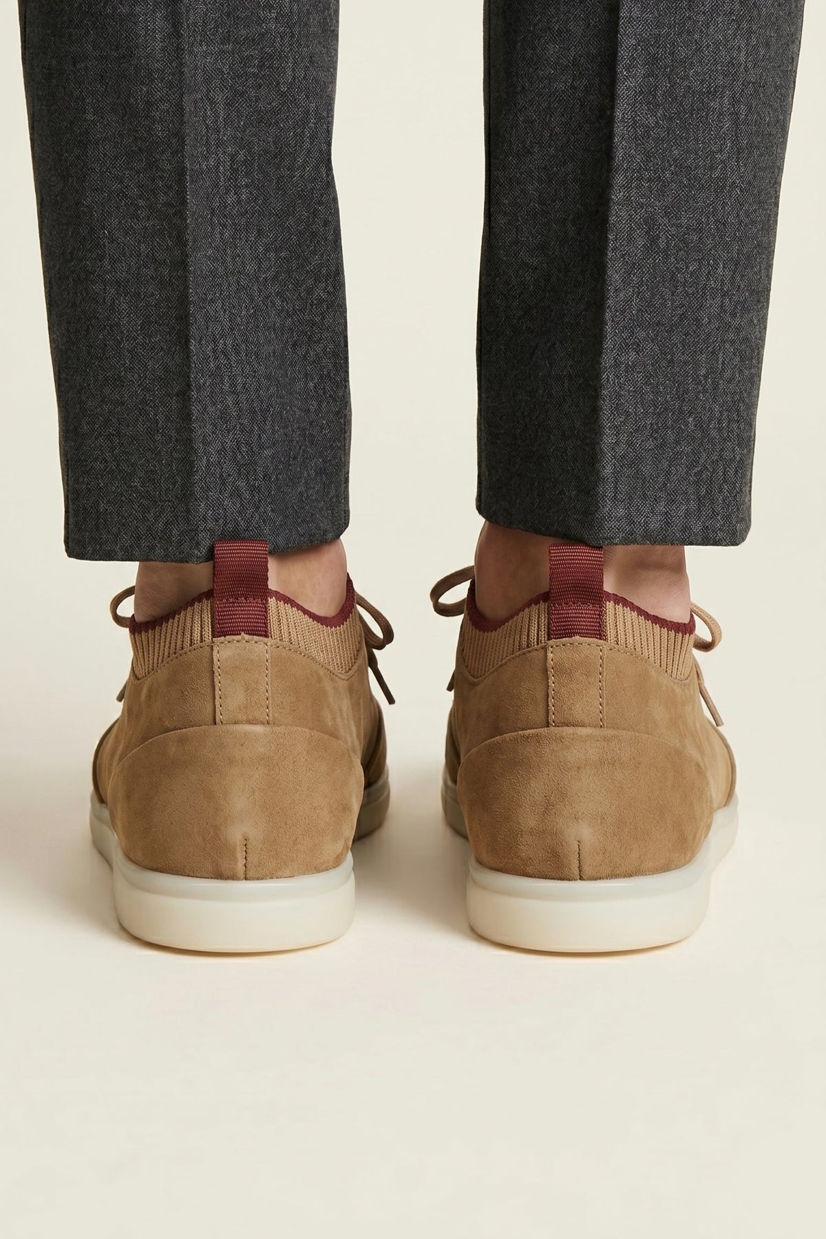 Lugano Nubuck Sneaker Sand Beige