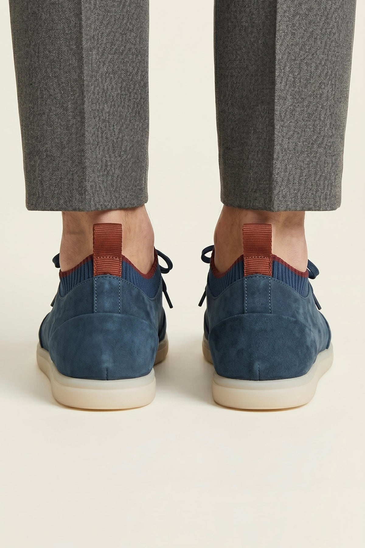 Lugano Nubuck Sneaker Denim Blue
