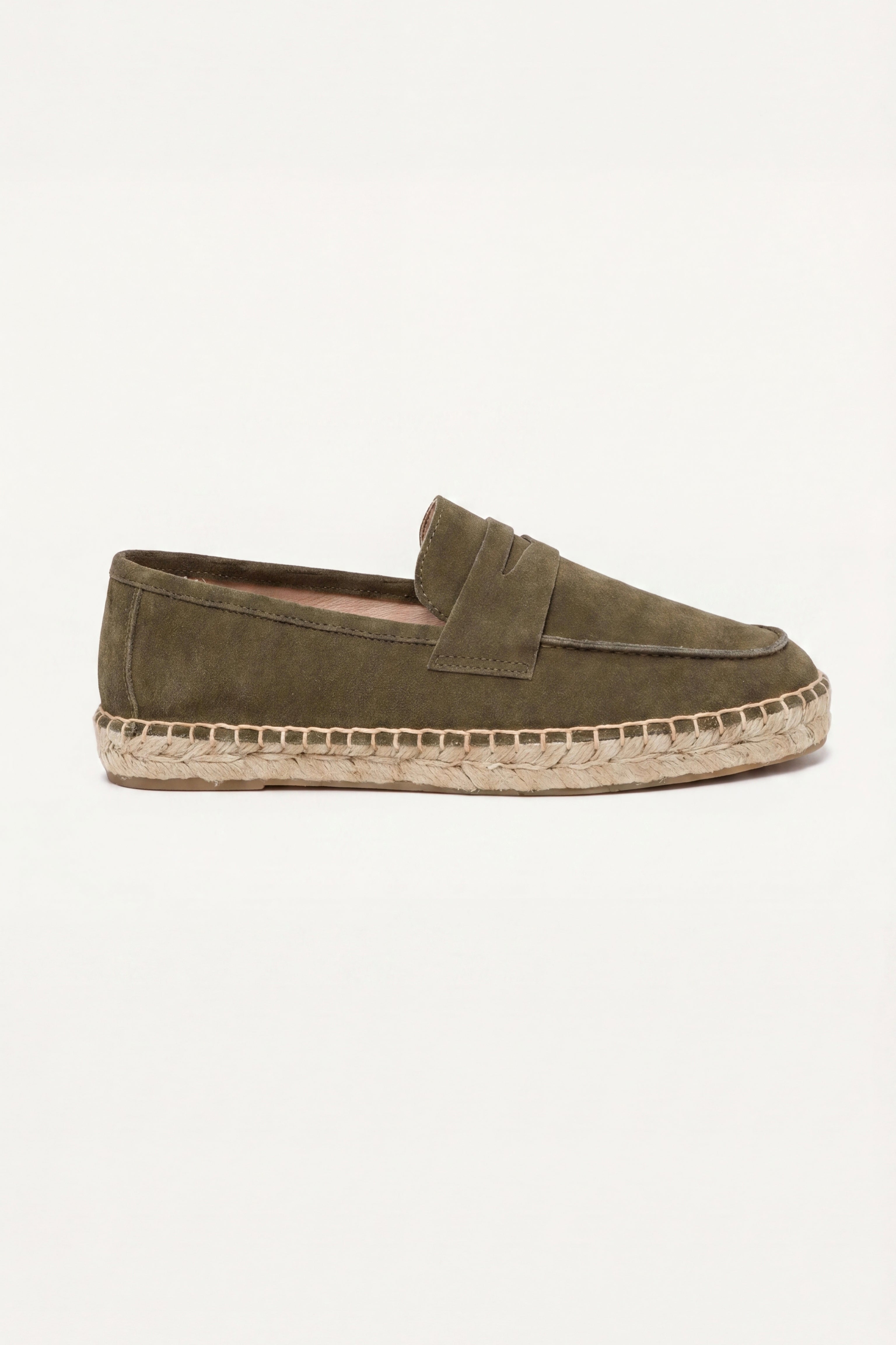 Ravello Espadrille Loafer Olive Green