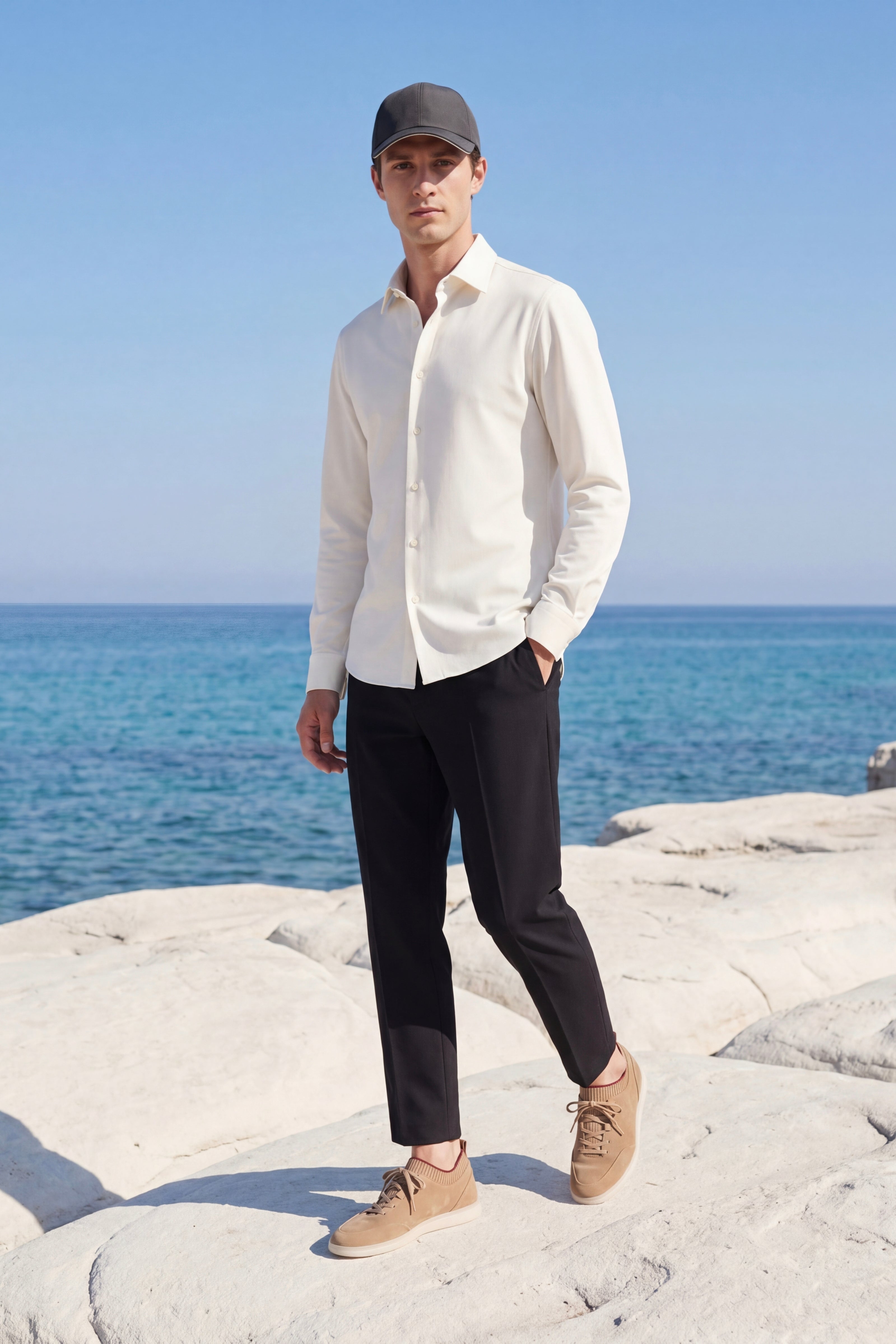 Portofino Cap Black