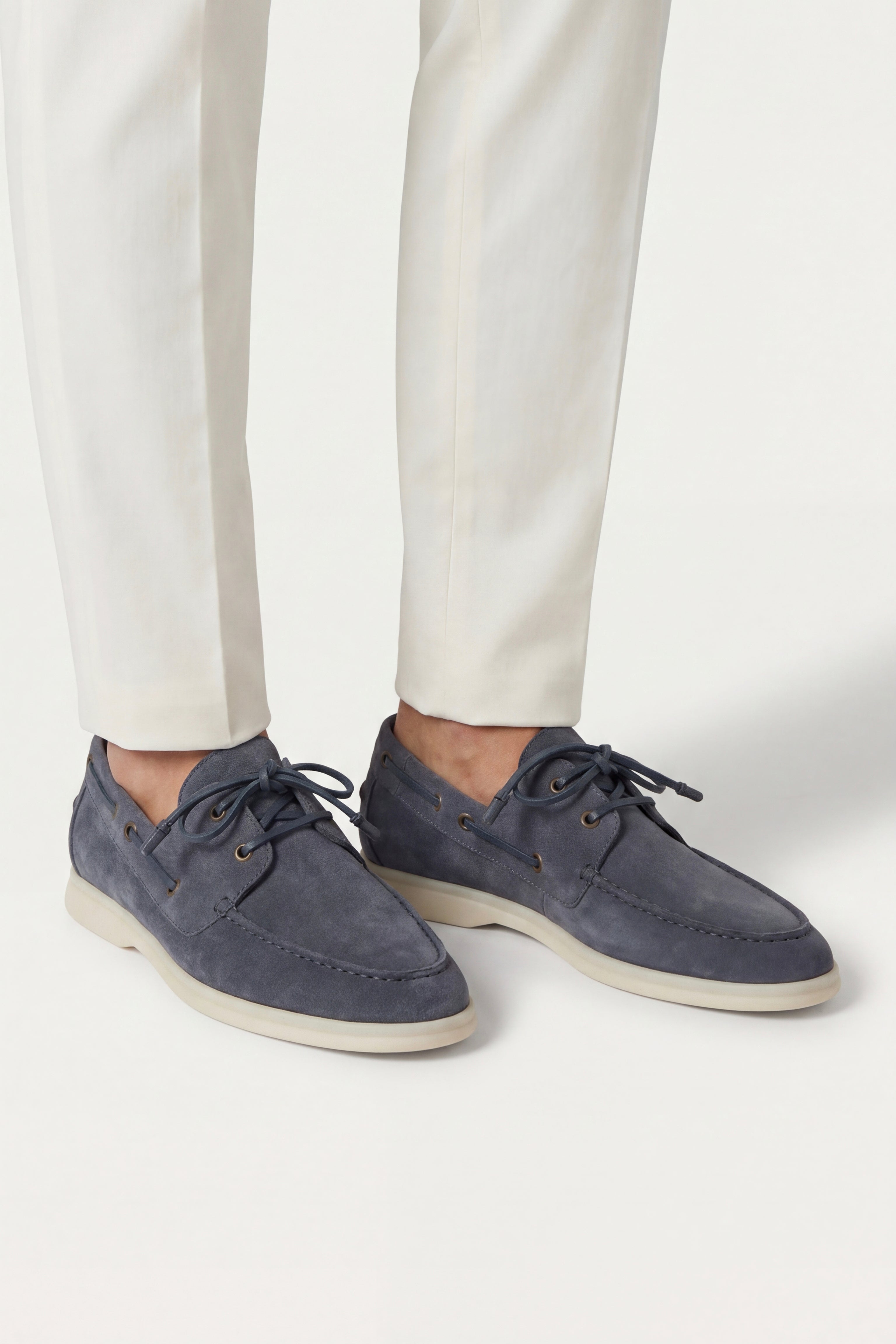 Amalfi Walk Loafer Suede Slate Blue