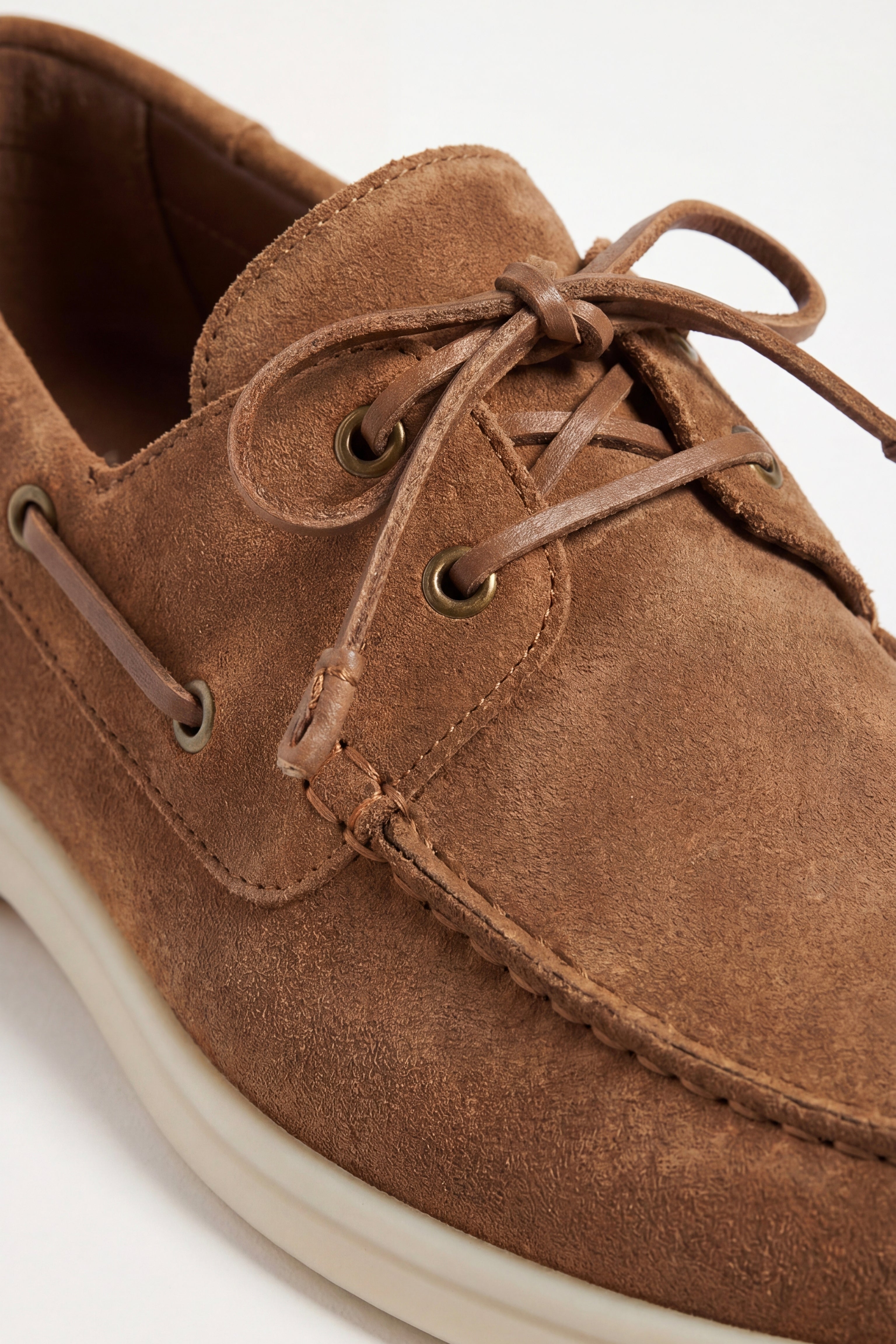 Amalfi Walk Loafer Suede Cognac Brown