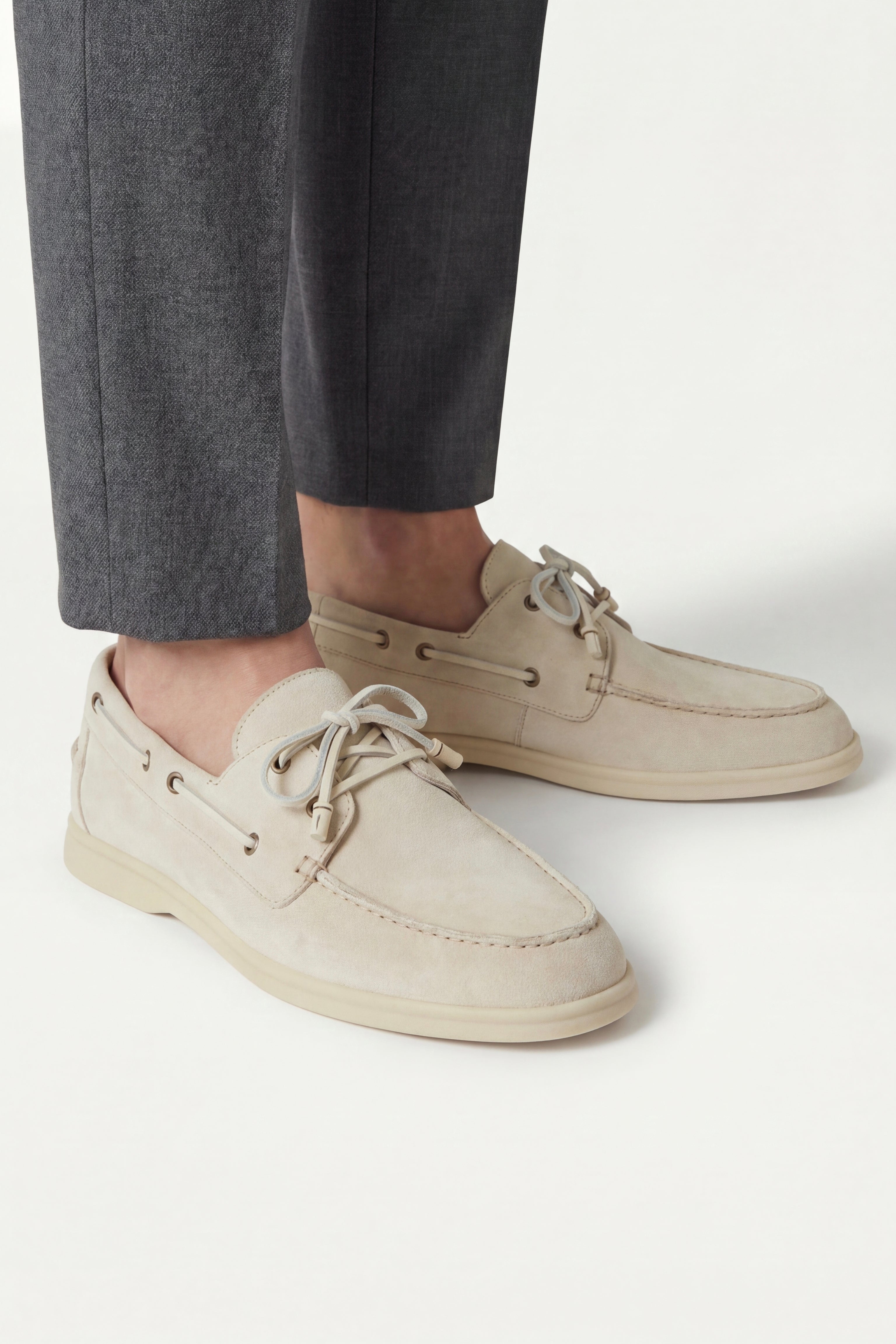 Amalfi Walk Loafer Suede Sand Beige