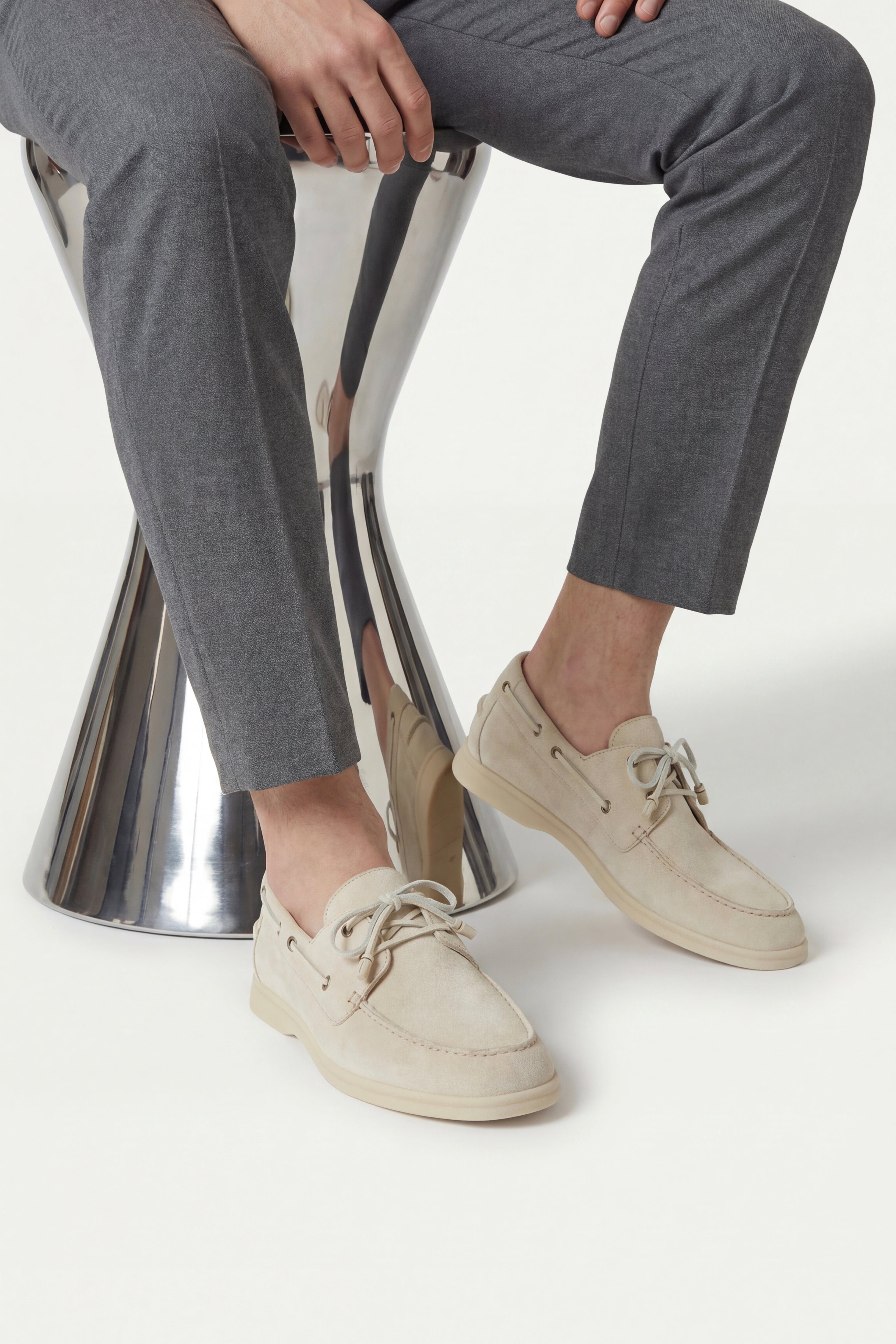 Amalfi Walk Loafer Suede Sand Beige