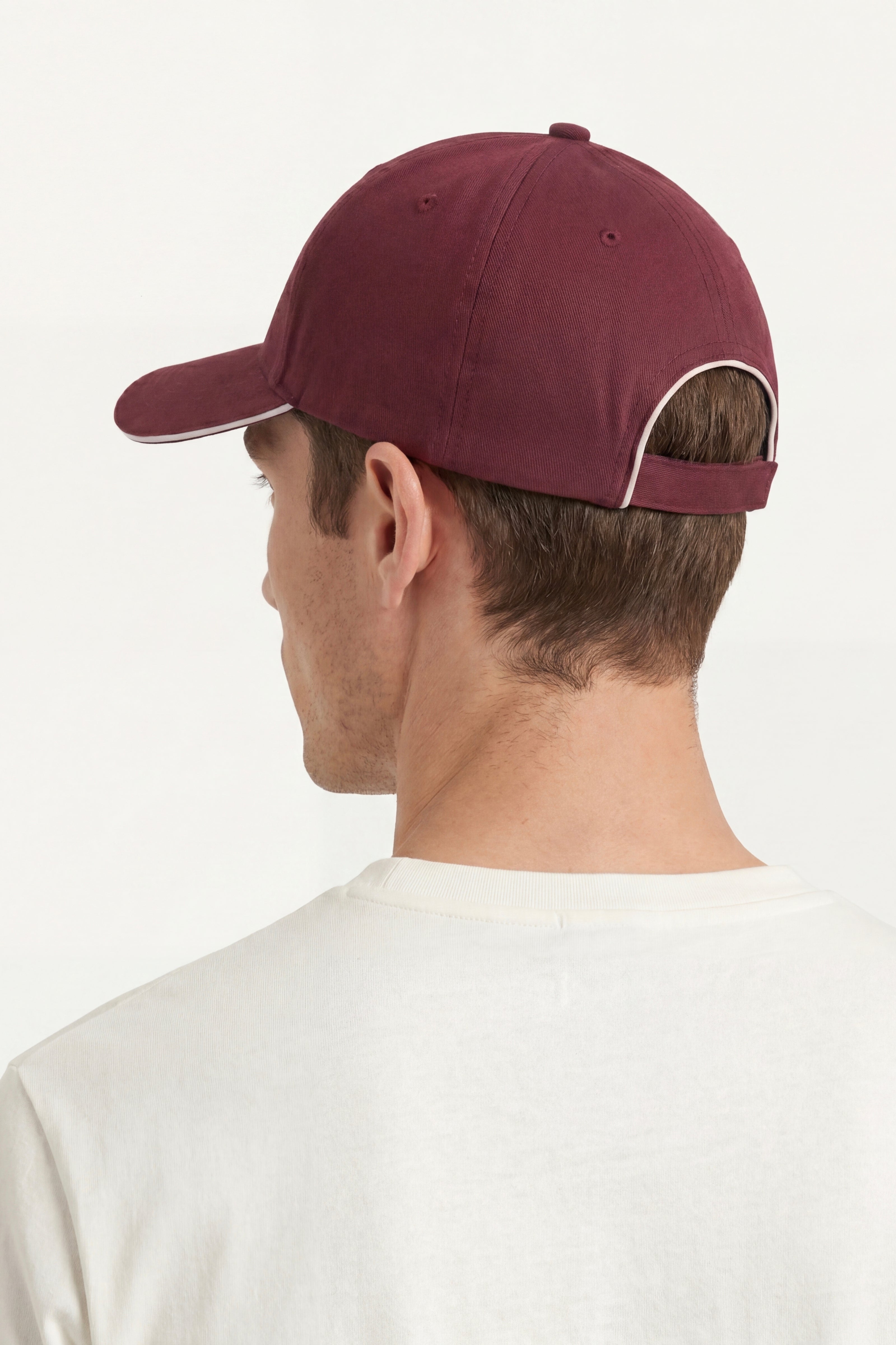 Portofino Cap Burgundy Red