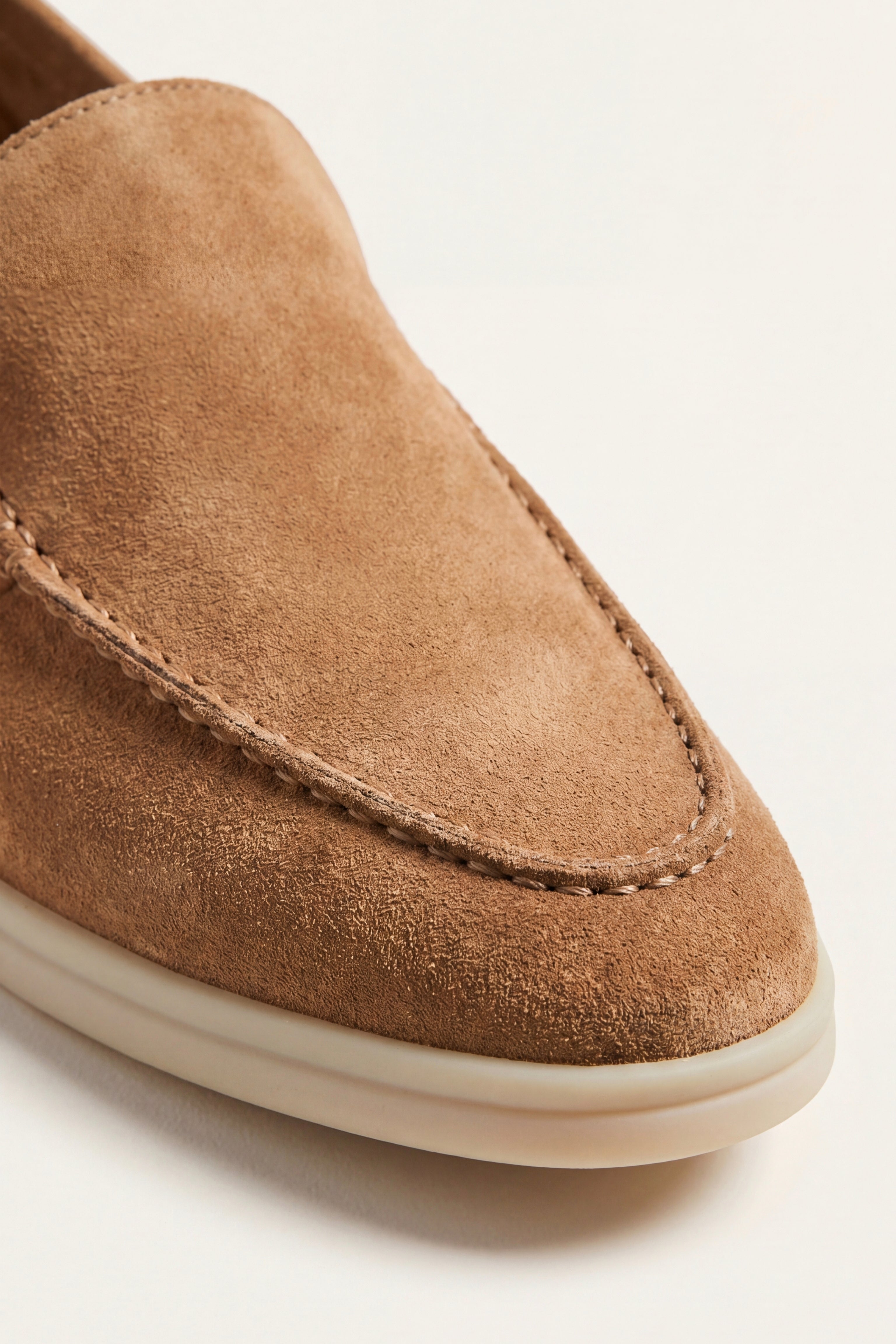 Milano Classic Loafer Suede Camel Brown