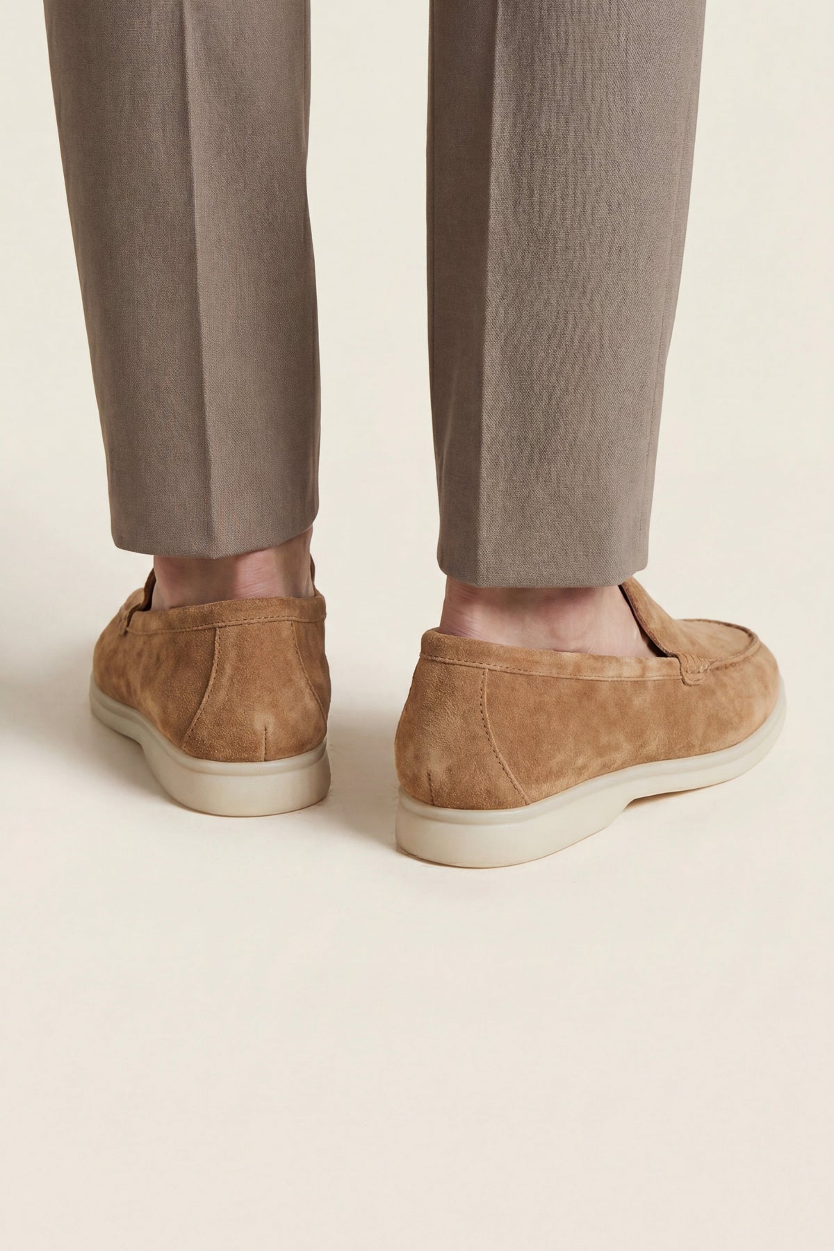 Milano Classic Loafer Suede Camel Brown