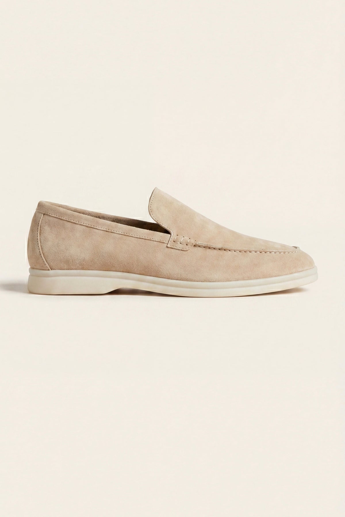 Milano Classic Loafer Suede Taupe Beige