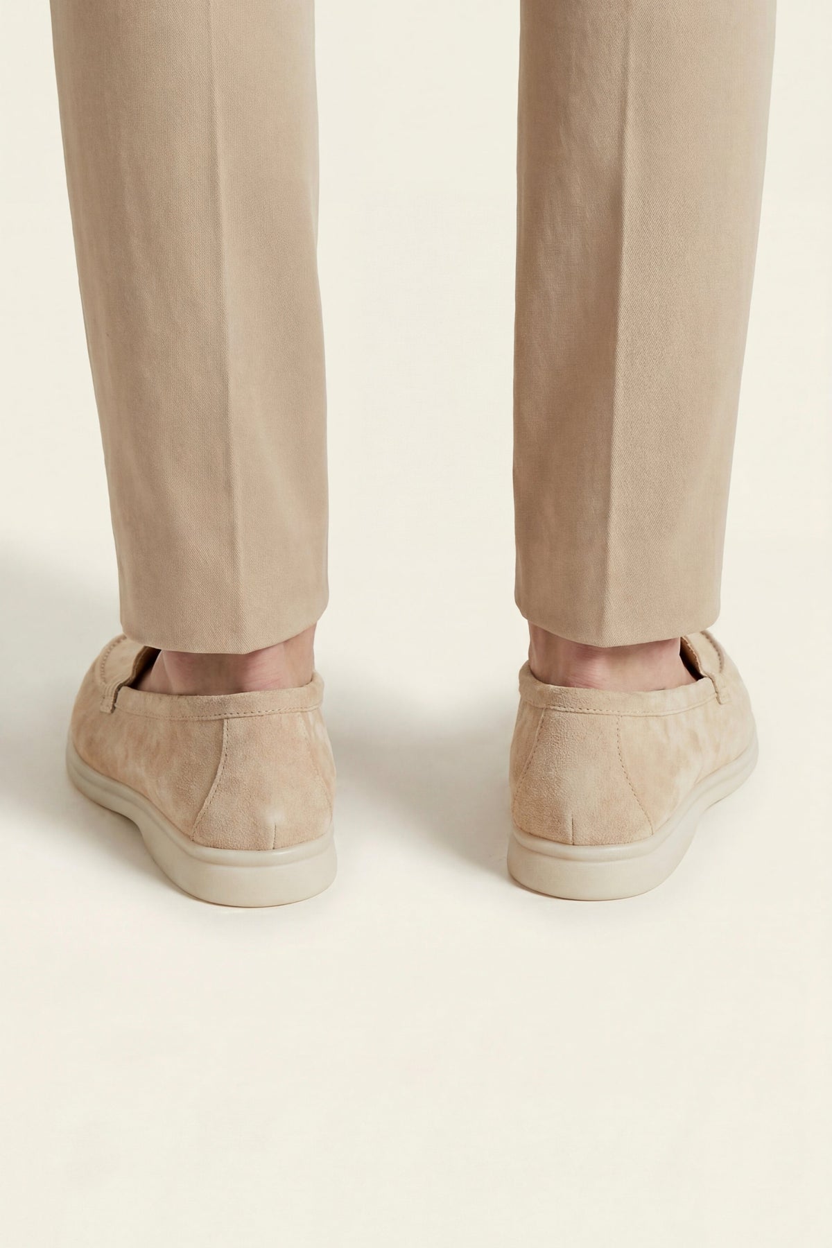 Milano Classic Loafer Suede Taupe Beige