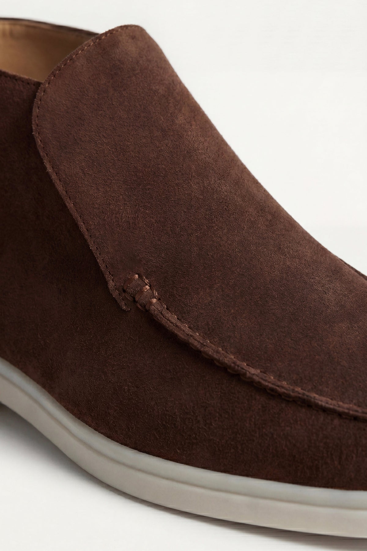 Milano City Loafer Suede Dark Brown