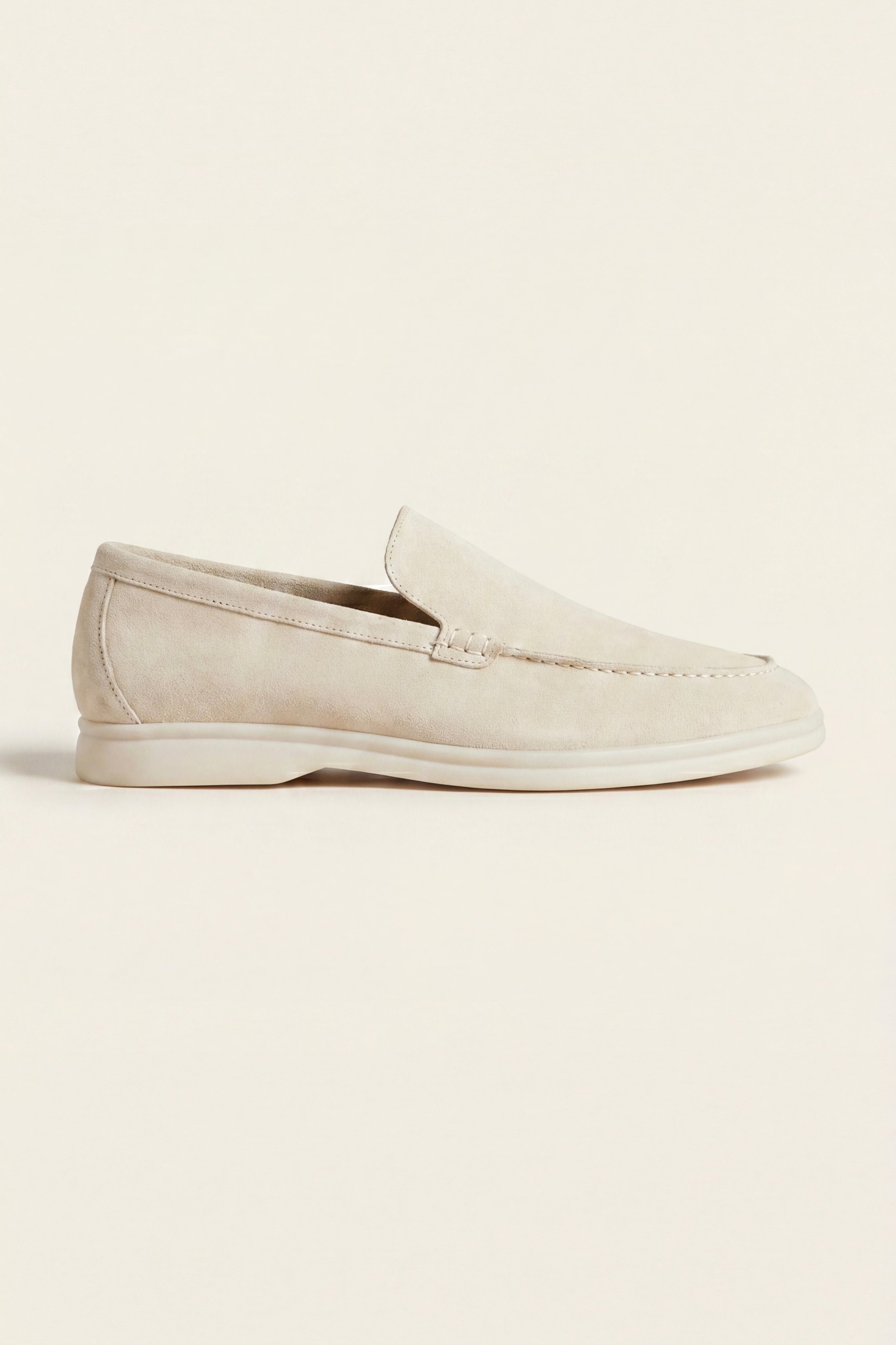 Milano Classic Loafer Suede Sand Beige