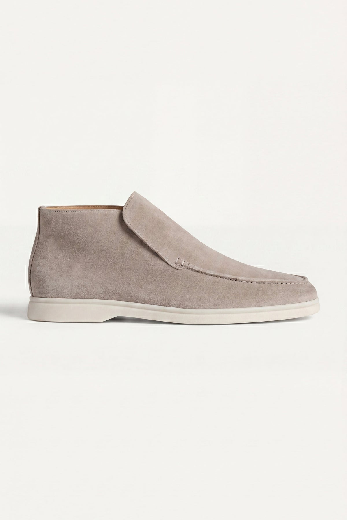 Milano City Loafer Suede Light Taupe
