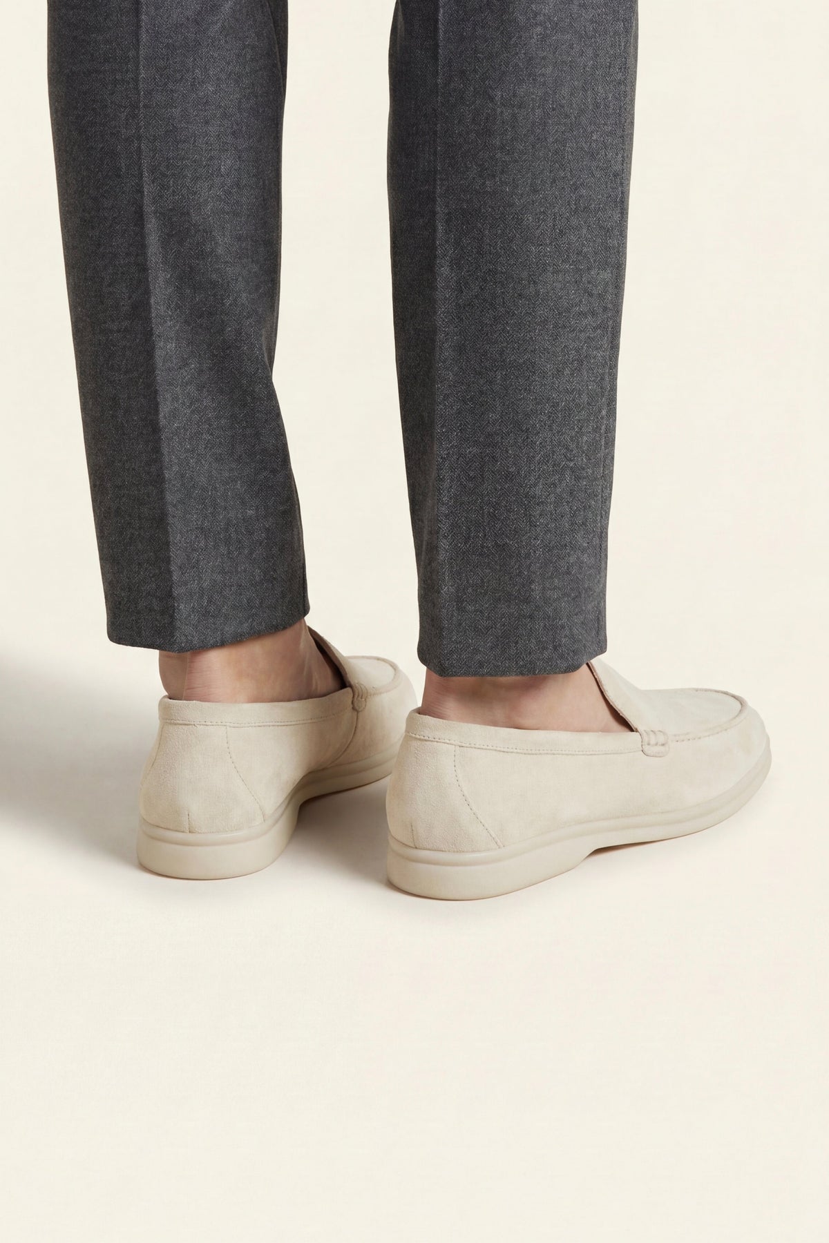 Milano Classic Loafer Suede Sand Beige