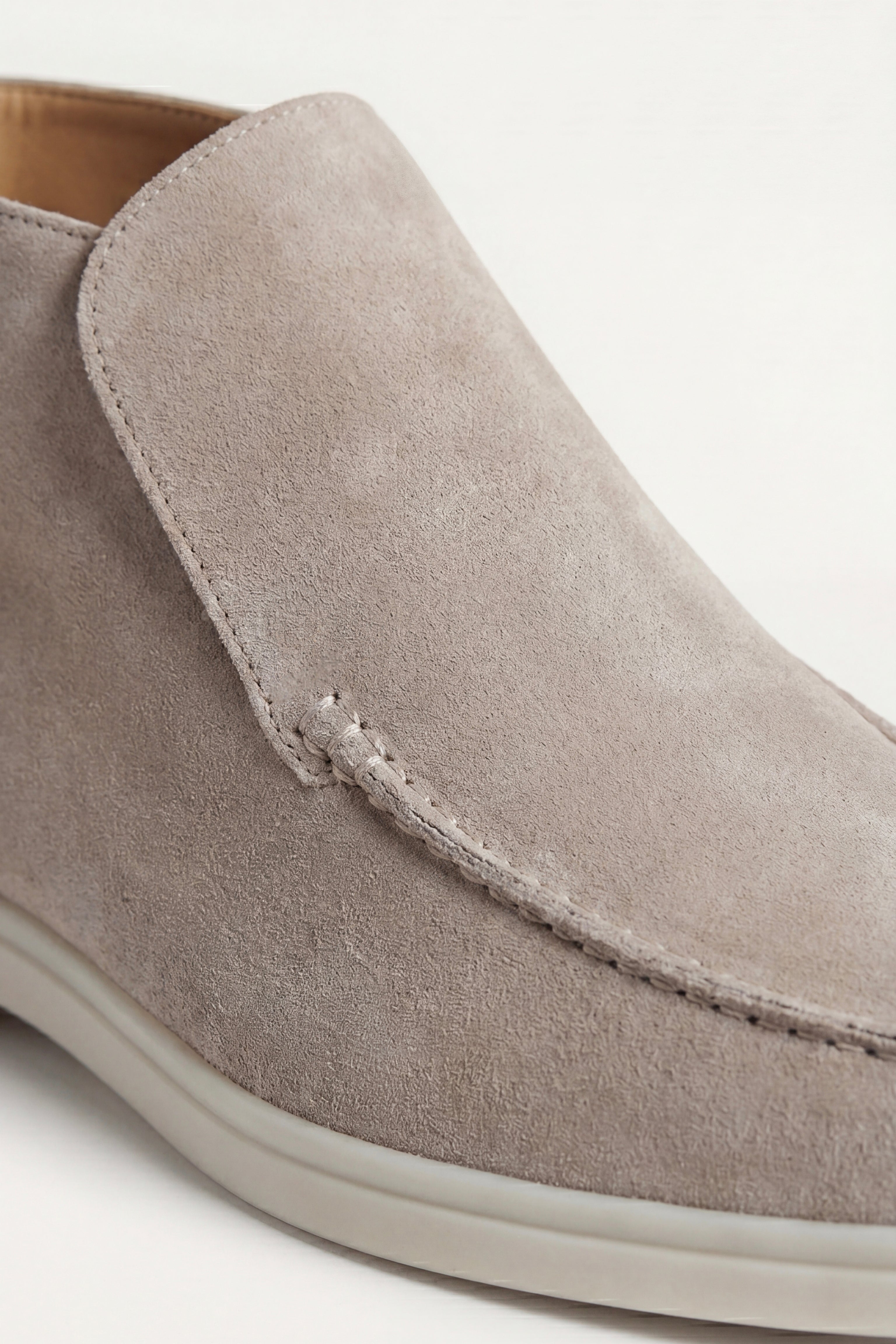 Milano City Loafer Suede Light Taupe