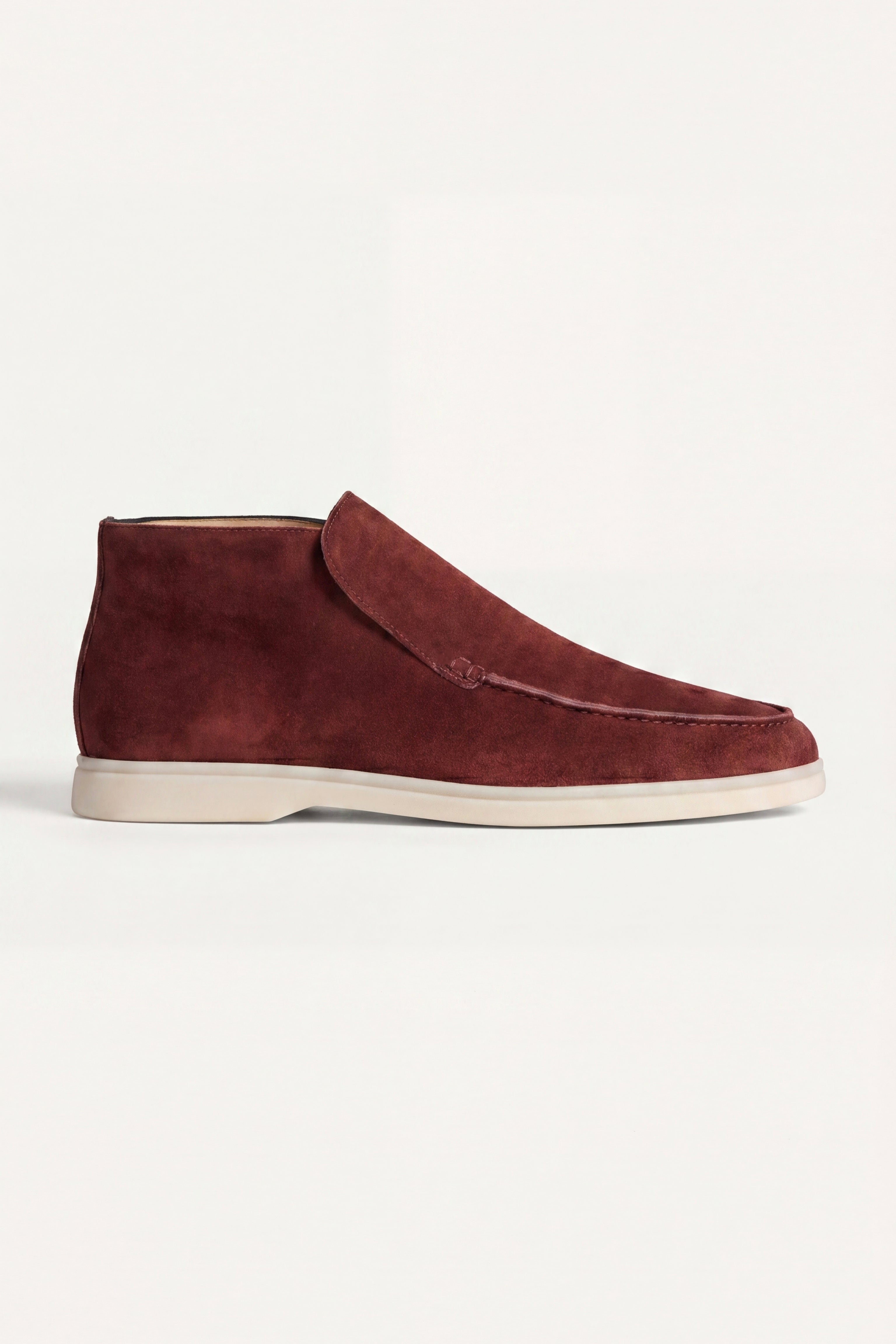 Milano City Loafer Suede Burgundy Red